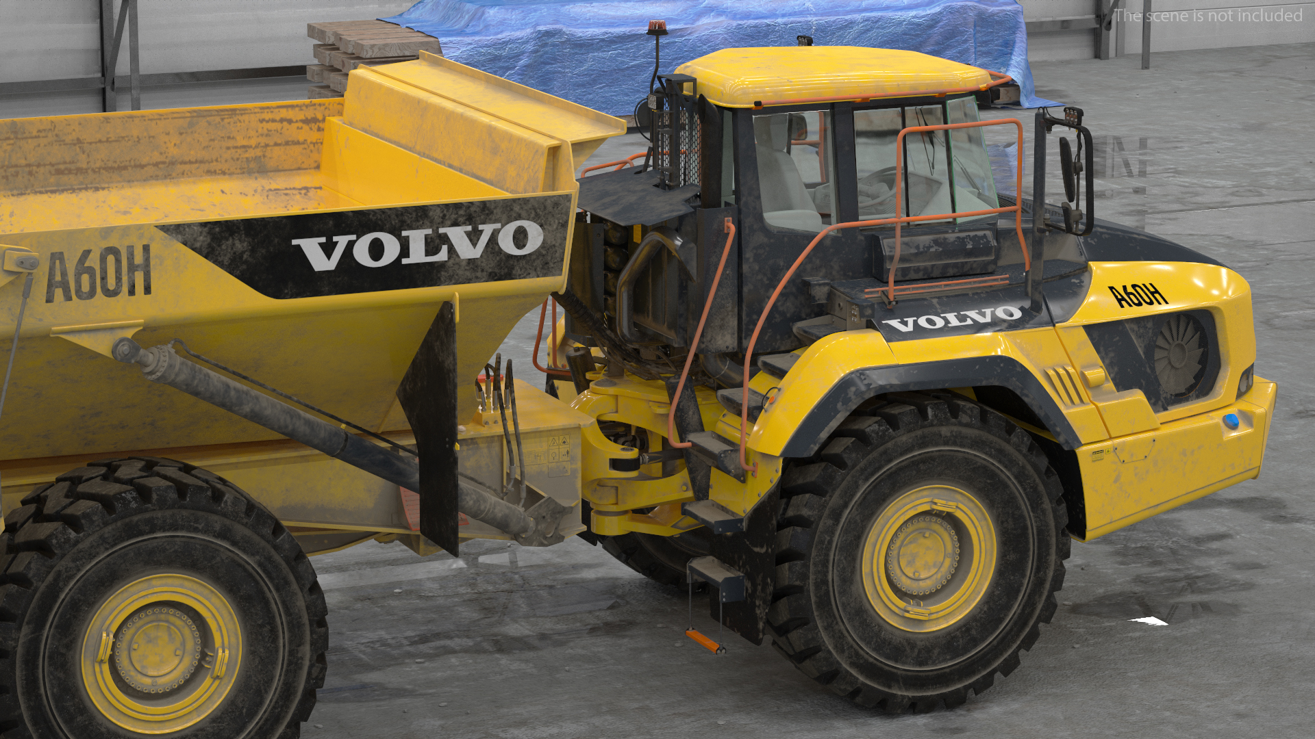 Volvo A60H Truck Dirty 3D