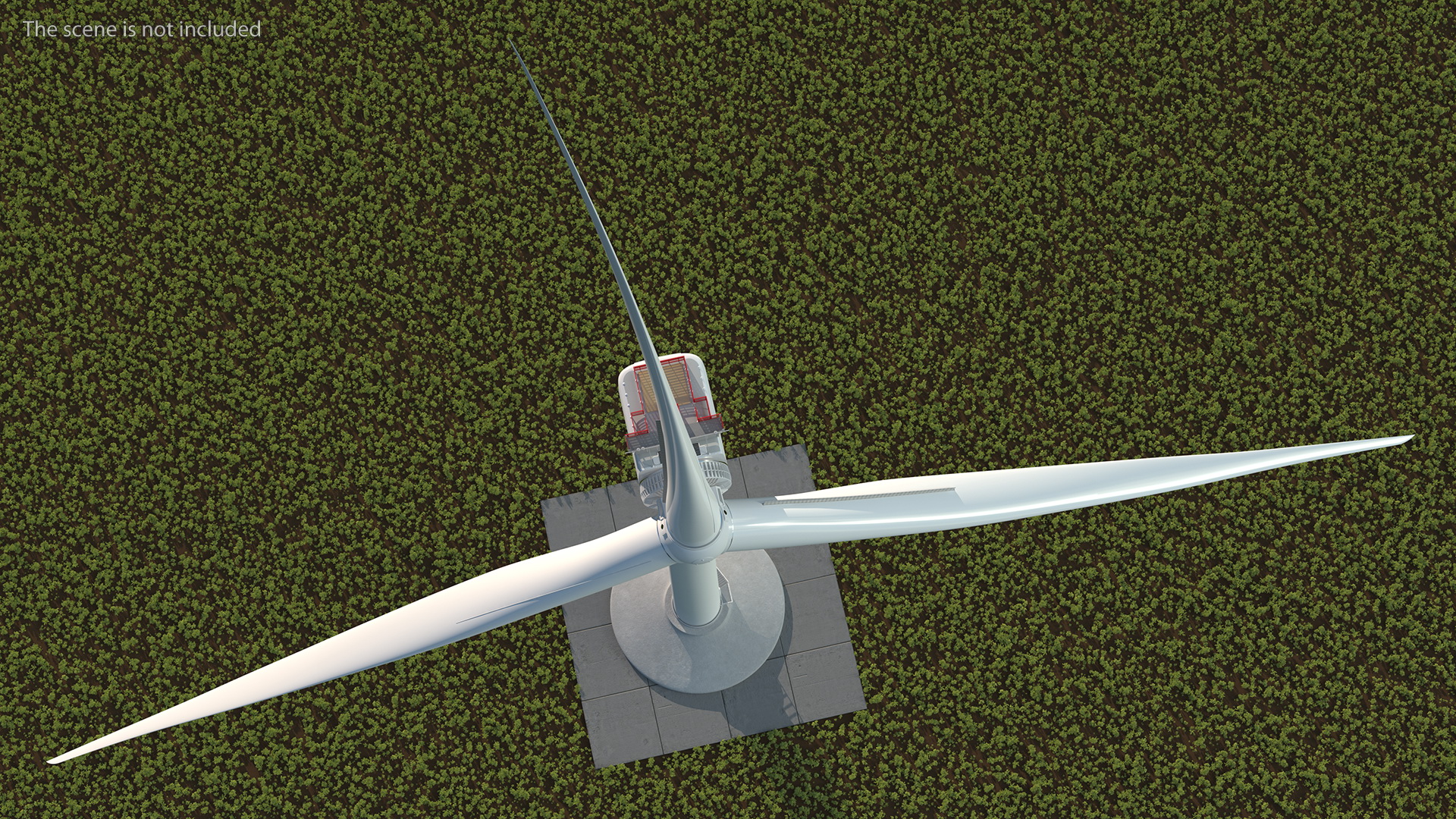 3D General Electric Haliade-X Offshore Wind Turbine model