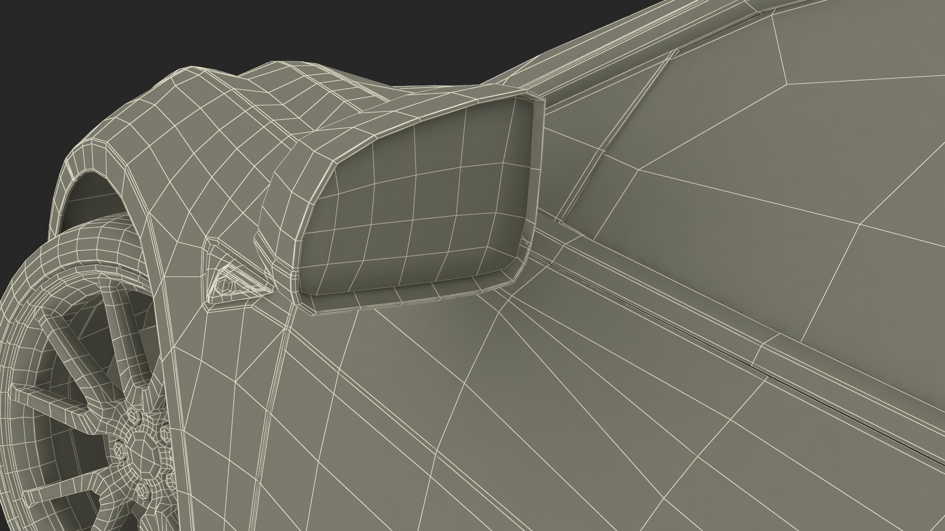 Tesla with Roof Rack Rigged 3D