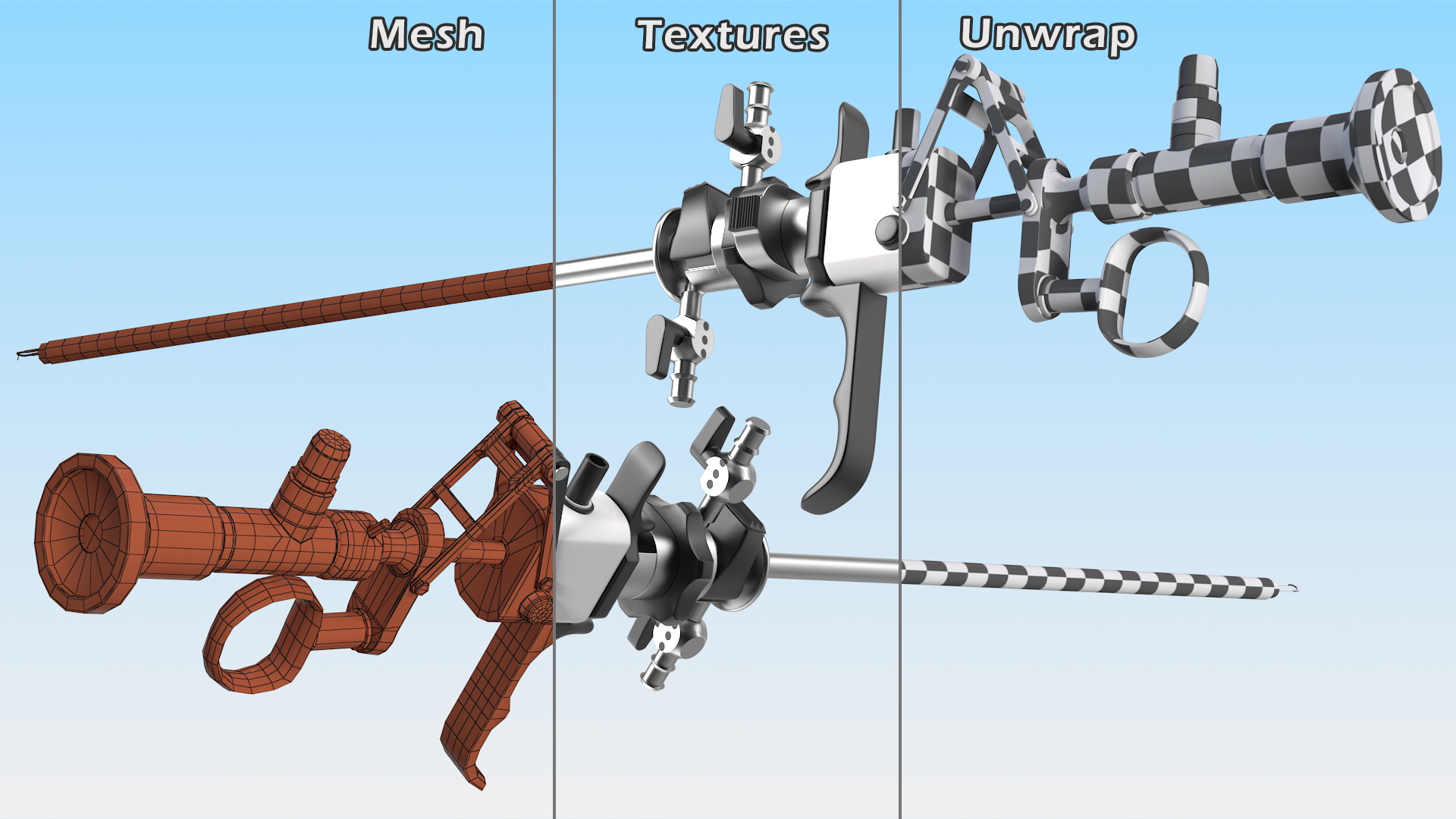 Richard Wolf Resectoscope with Needle Electrode 3D