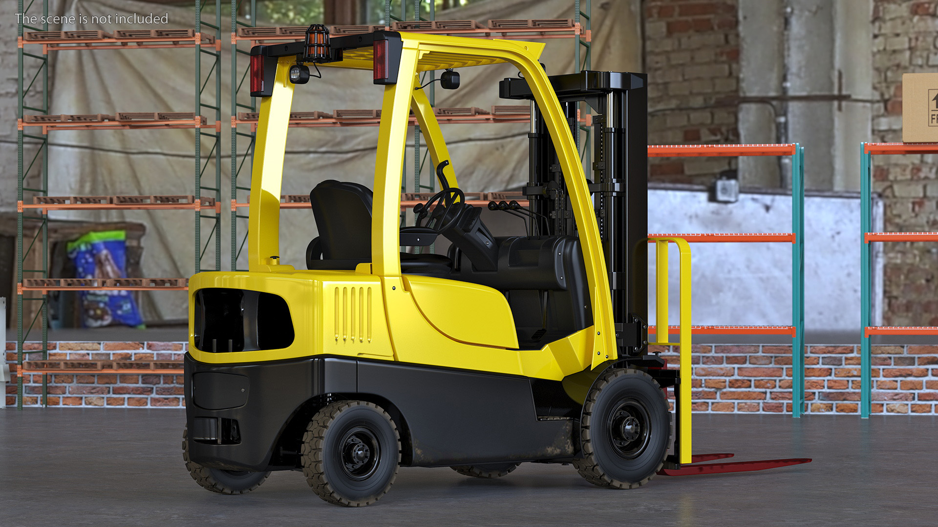 Electric Forklift 3D