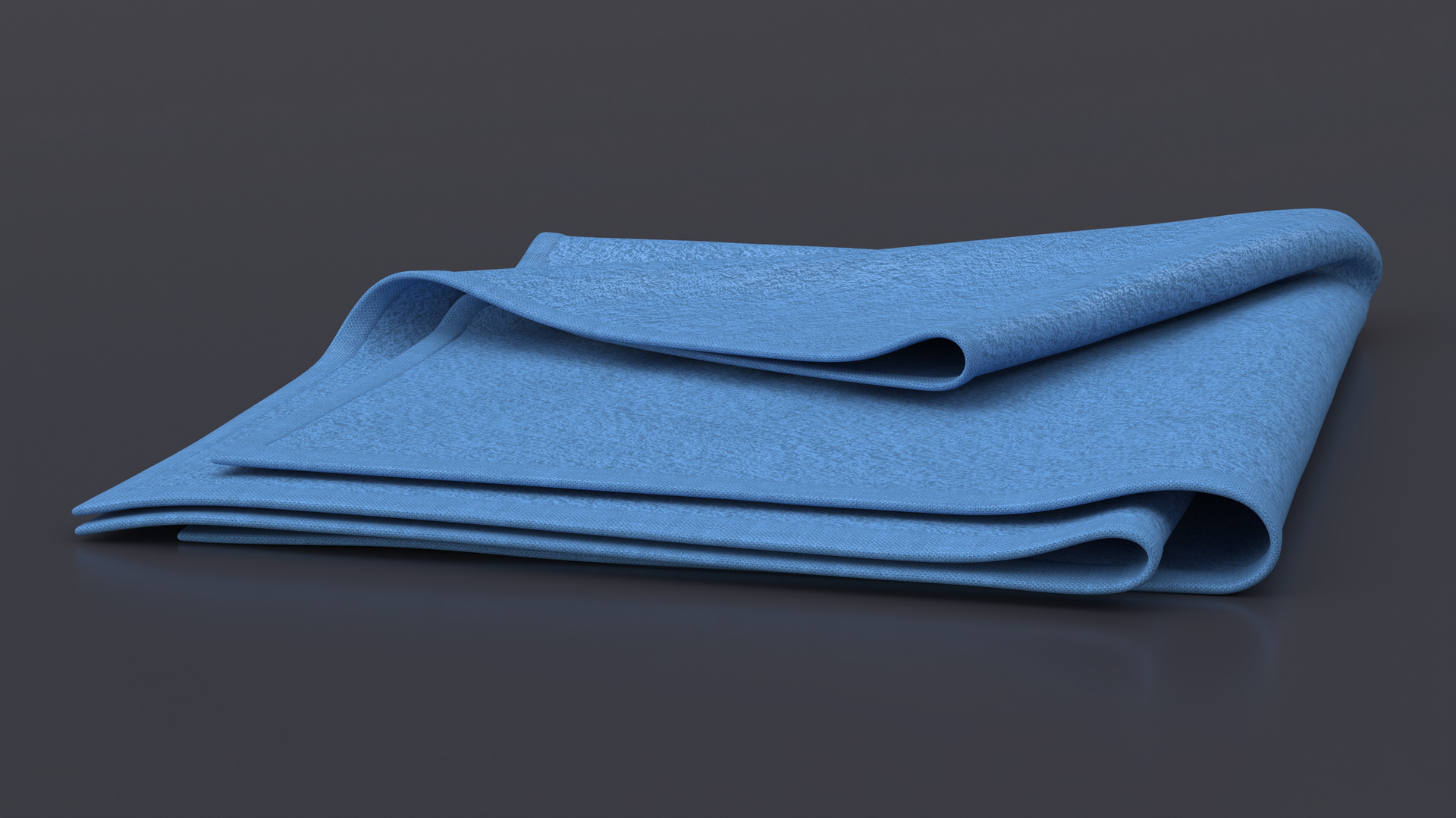 Folded Bath Towel 3D