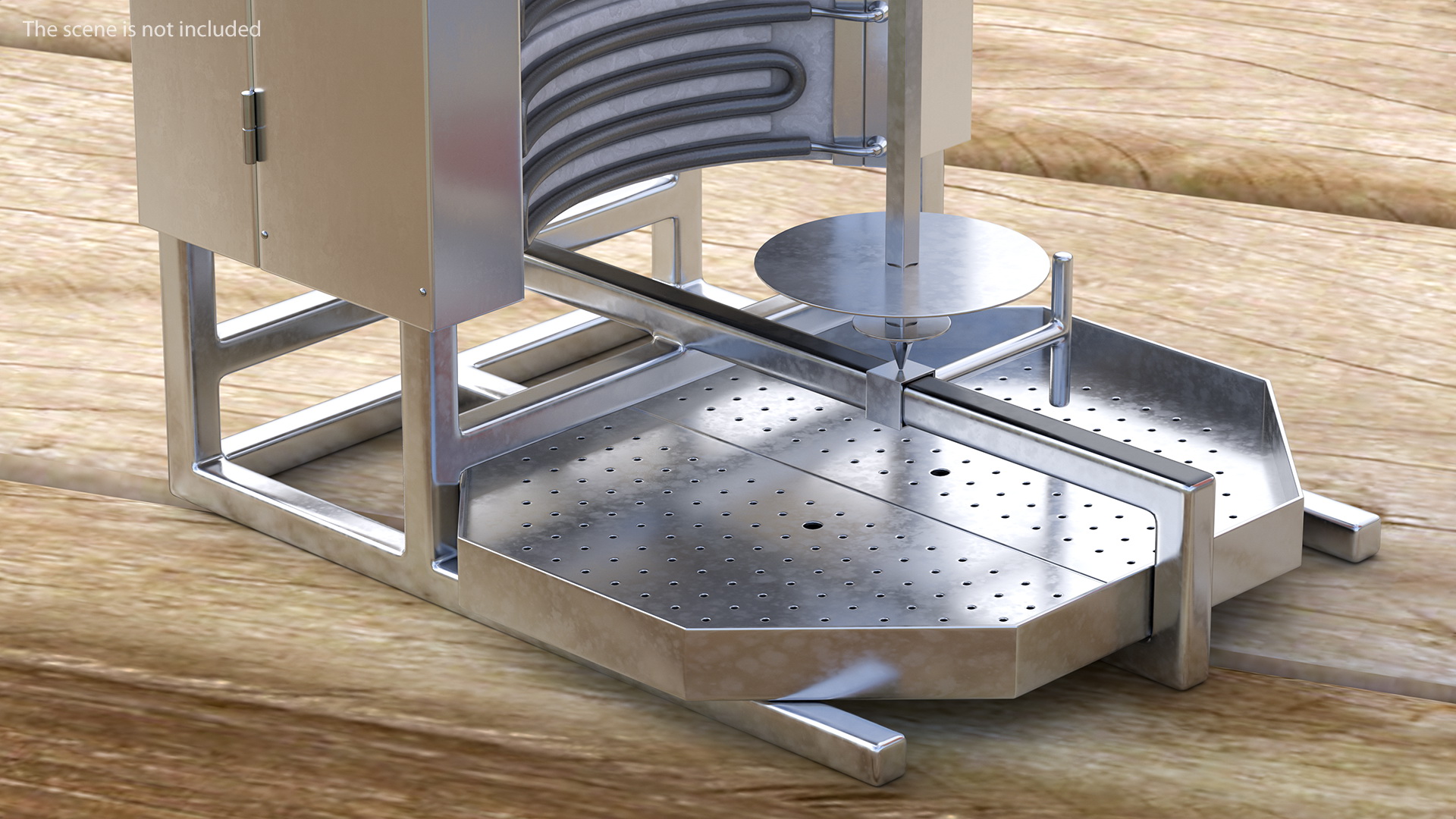 3D Vertical Rotisserie Grill For Doner Kebab