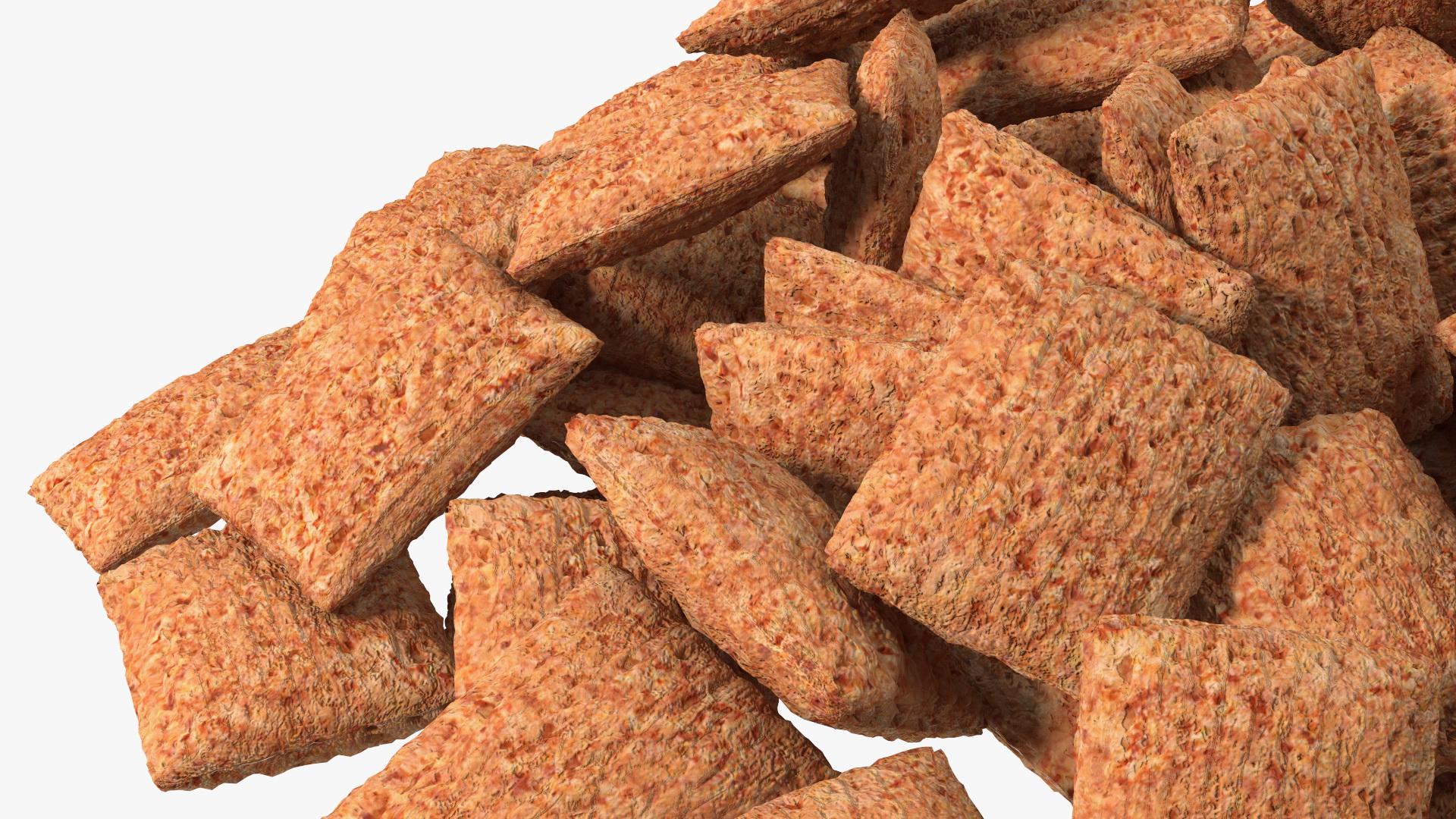 3D model Chocolate Cereal Pillow Flakes Pile