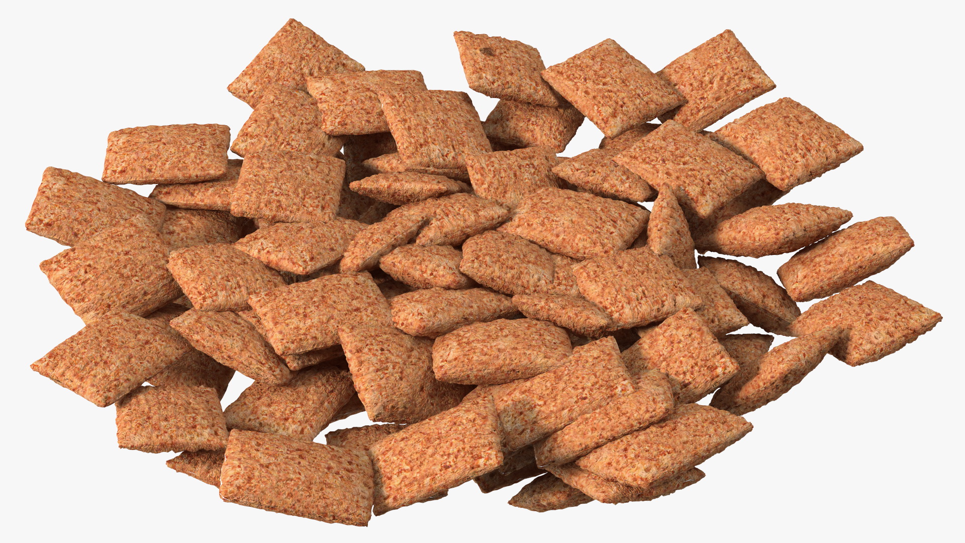 3D model Chocolate Cereal Pillow Flakes Pile