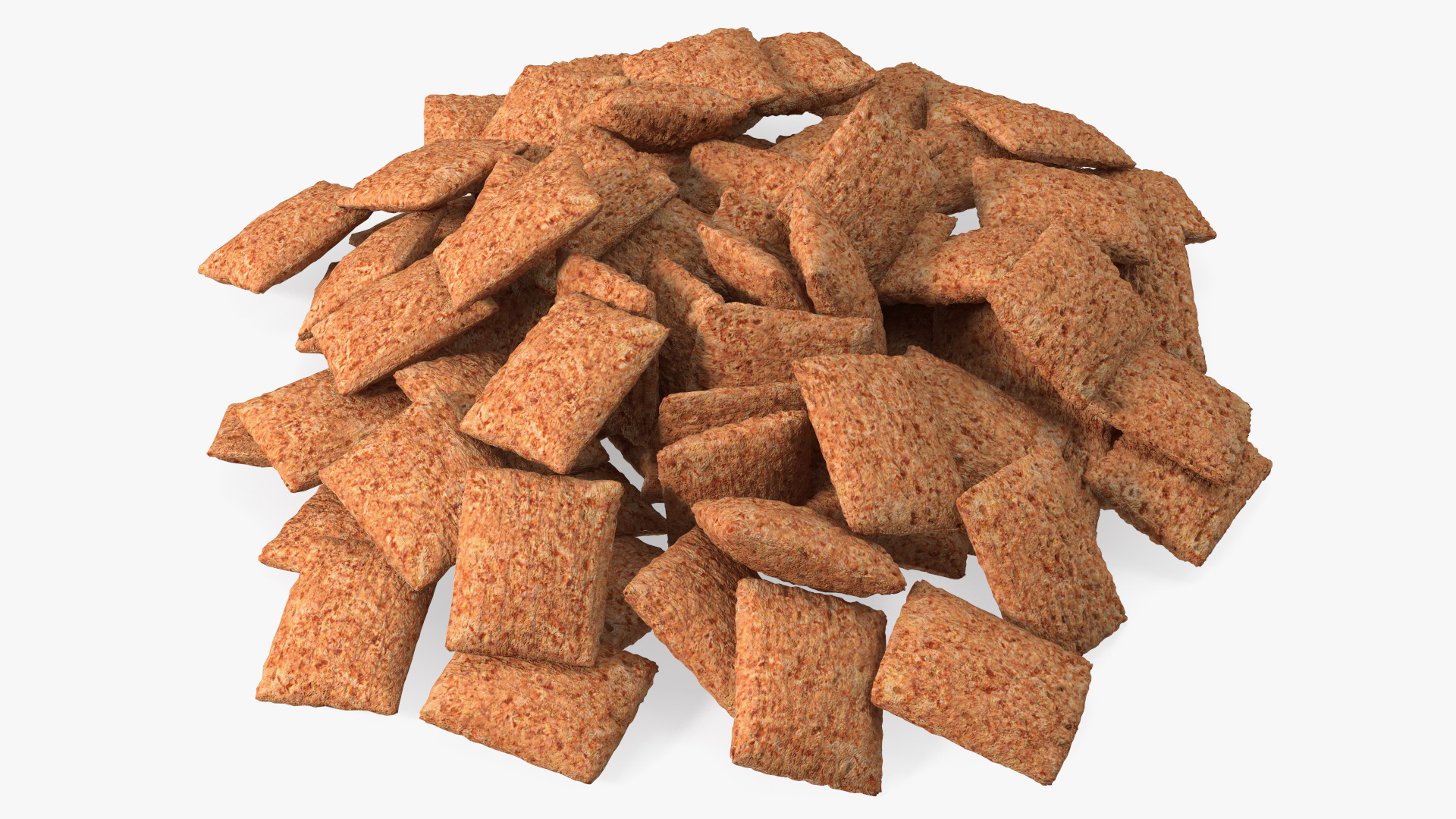 3D model Chocolate Cereal Pillow Flakes Pile