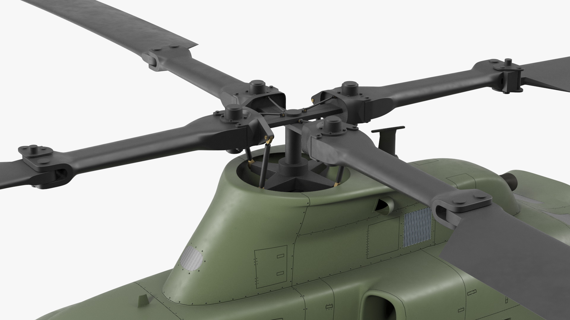 3D Military Medium Utility Helicopter Rigged