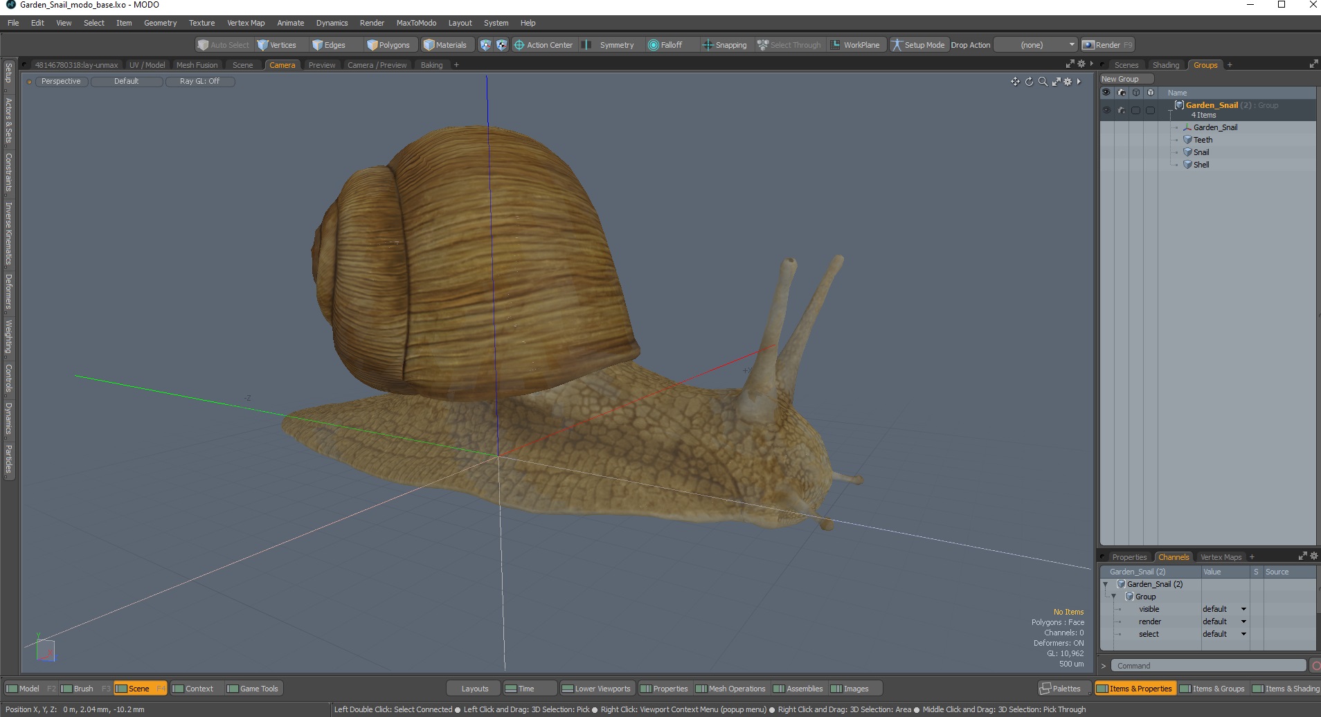 Garden Snail 3D