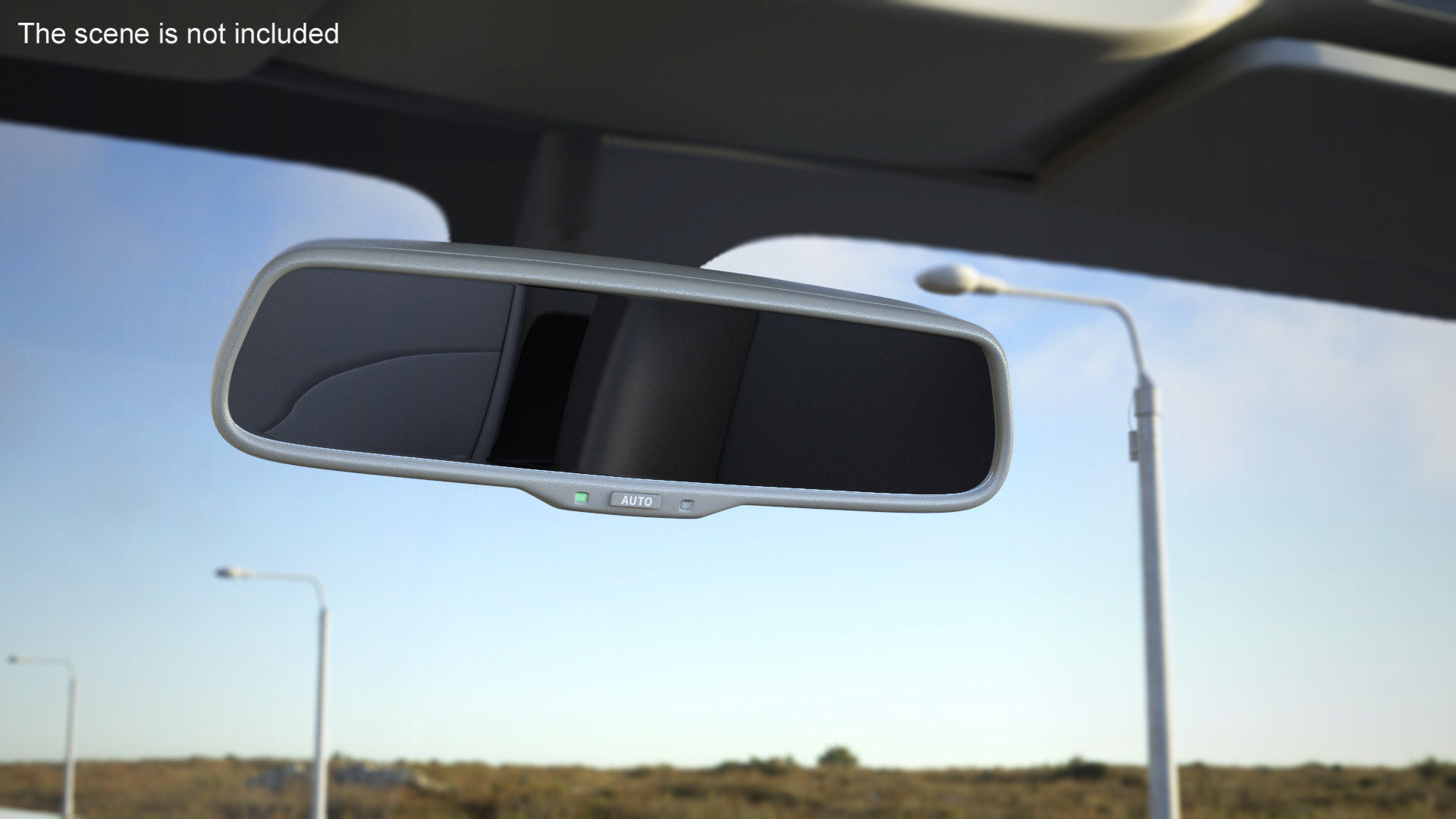 Auto Dimming Rear View Mirror 3D model