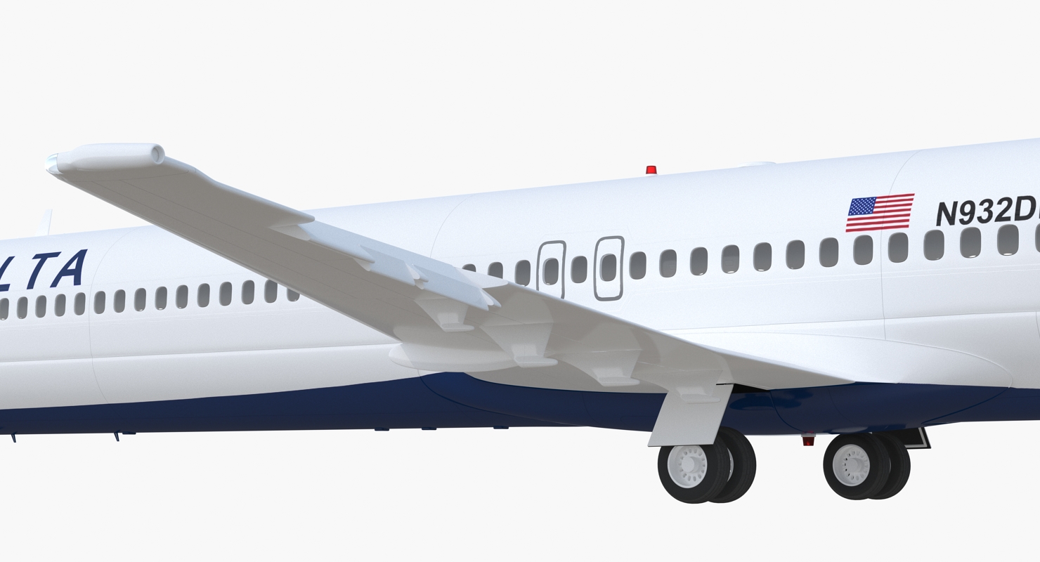 3D McDonnell Douglas MD88 Delta model