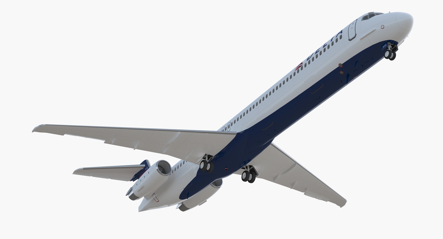 3D McDonnell Douglas MD88 Delta model