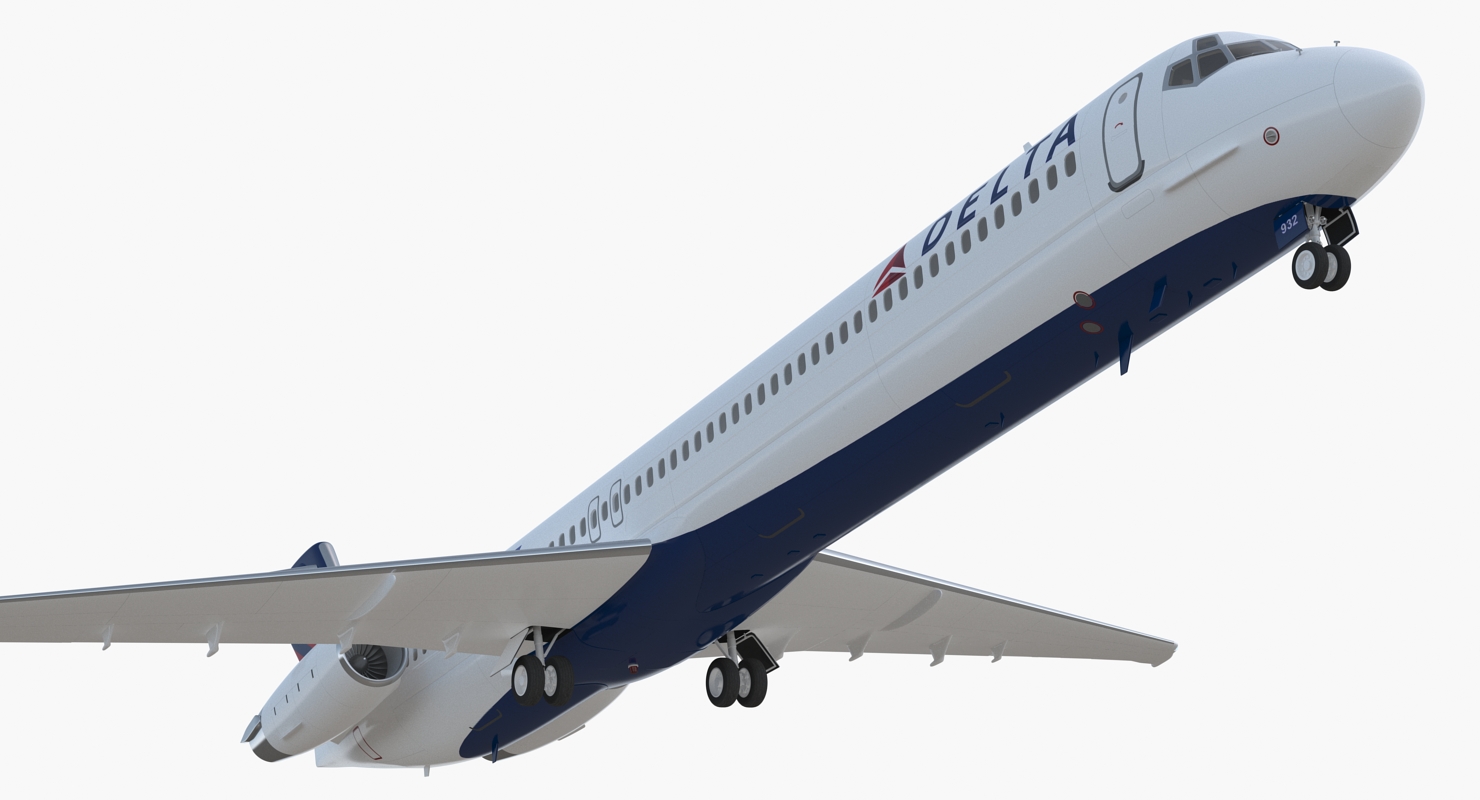 3D McDonnell Douglas MD88 Delta model