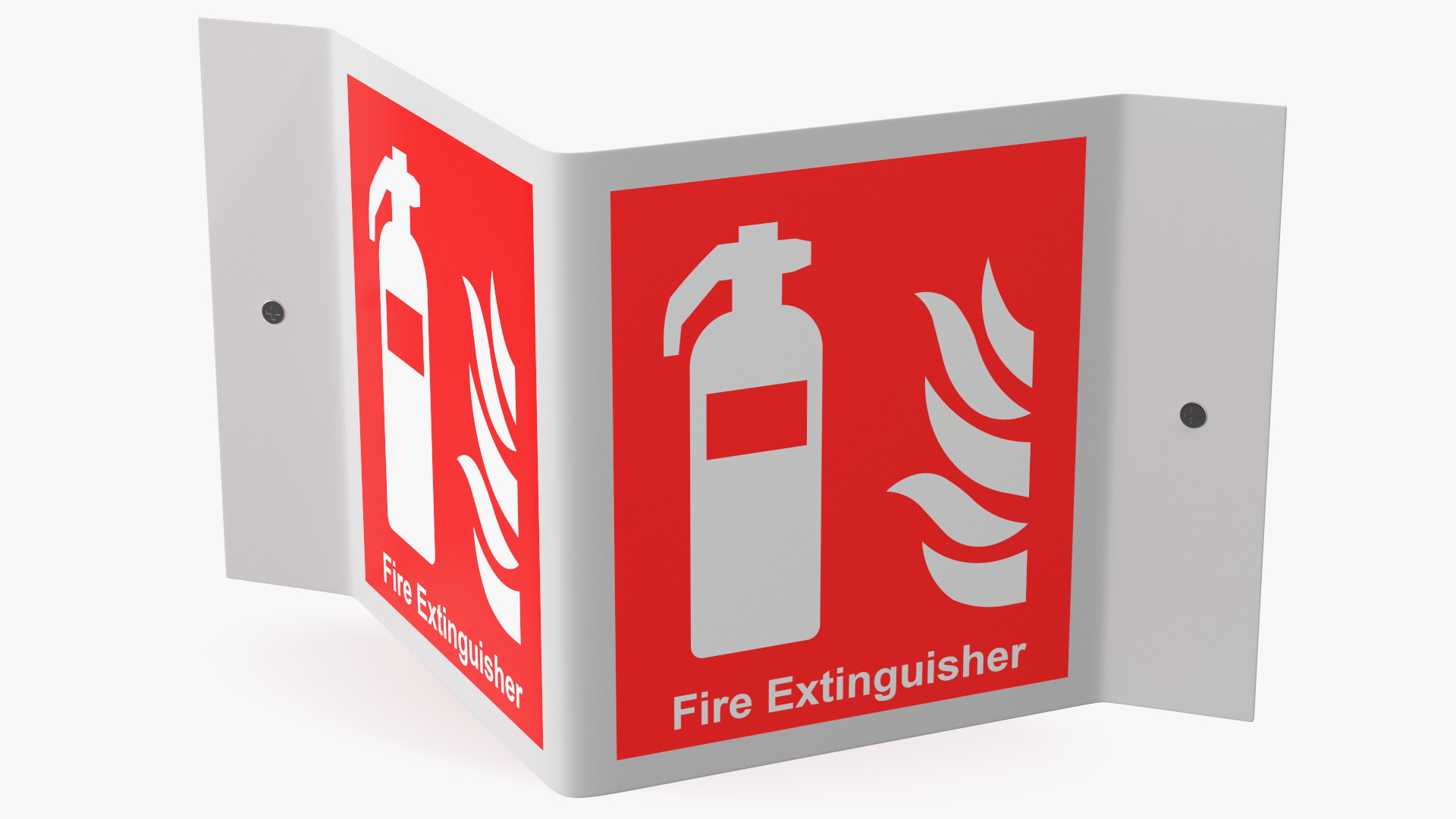 3D model A Frame Fire Extinguisher Sign