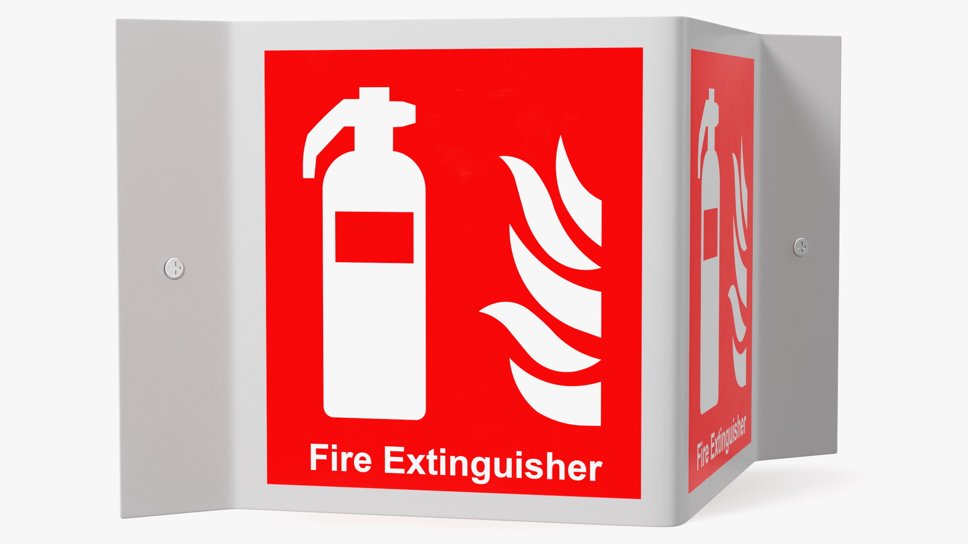 3D model A Frame Fire Extinguisher Sign