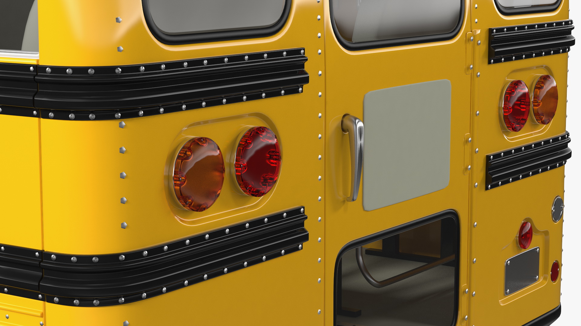 Blue Bird Vision School Bus 3D