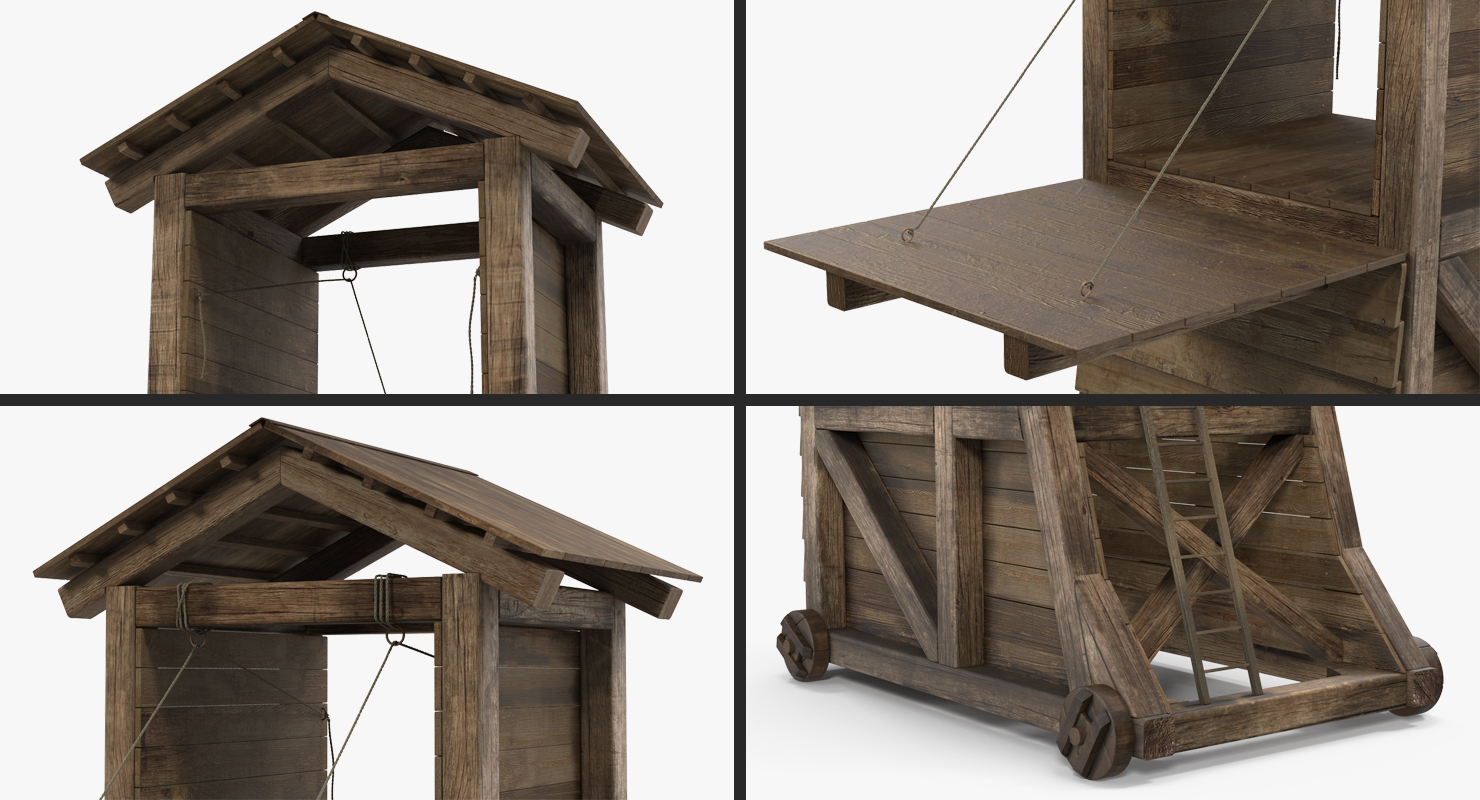 3D model Medieval Siege Tower