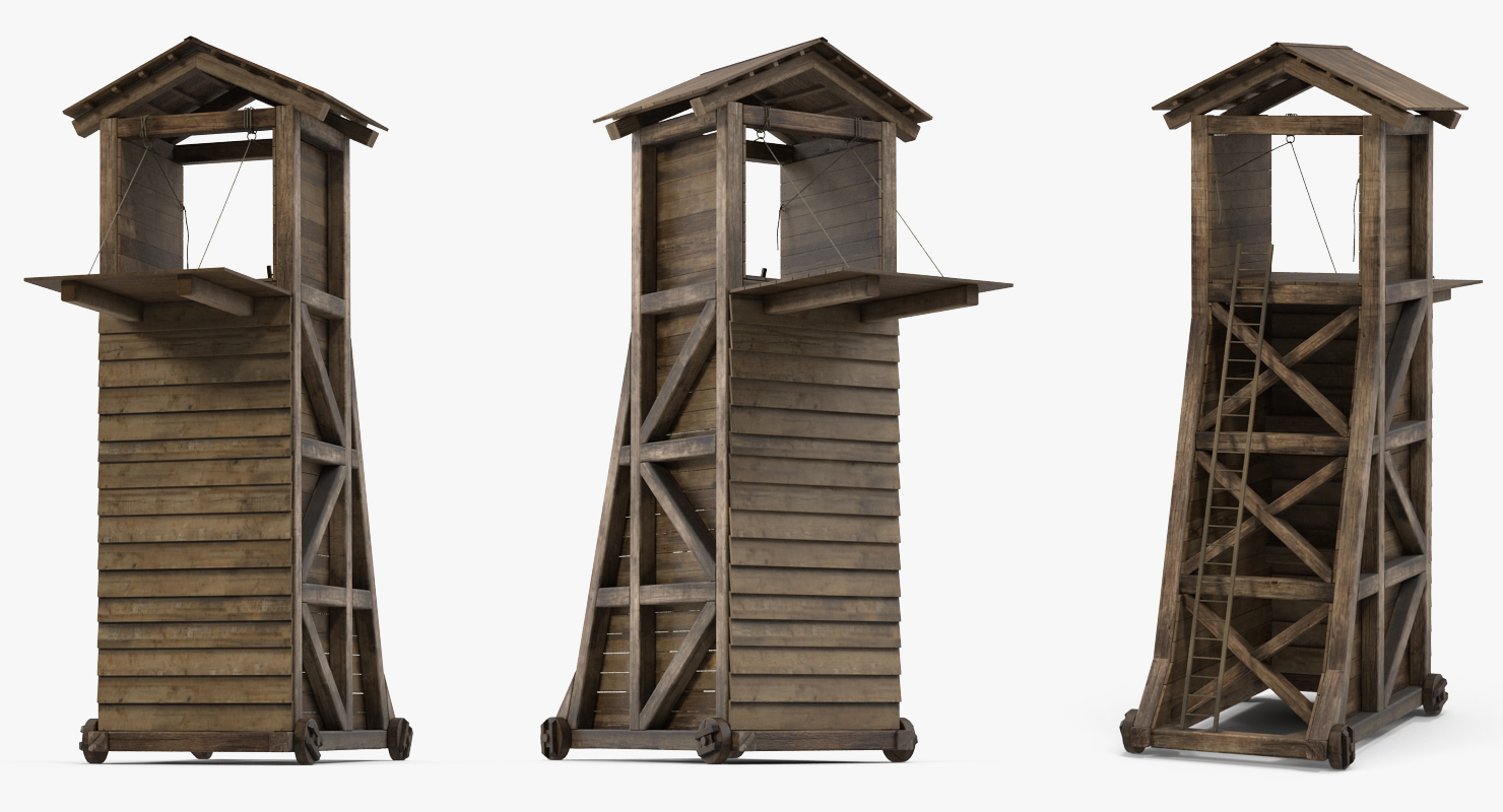 3D model Medieval Siege Tower