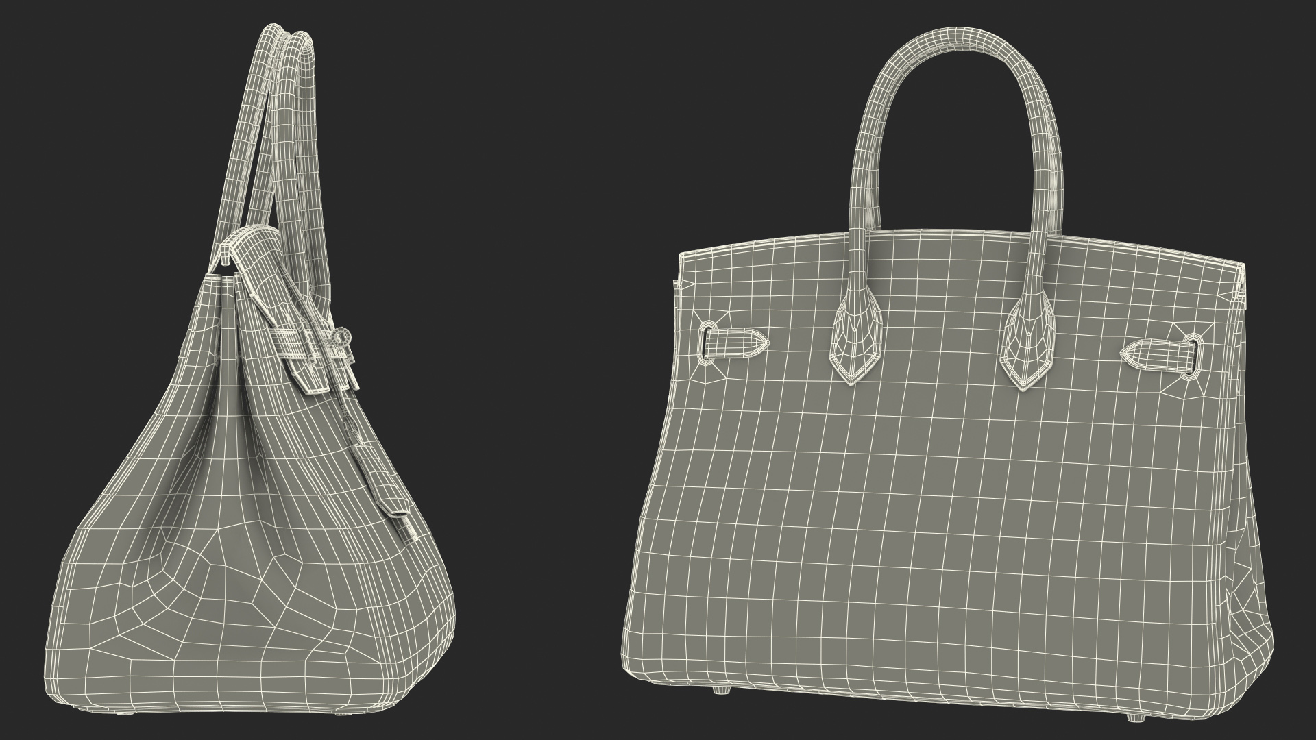 Hermes Birkin Bag 3D