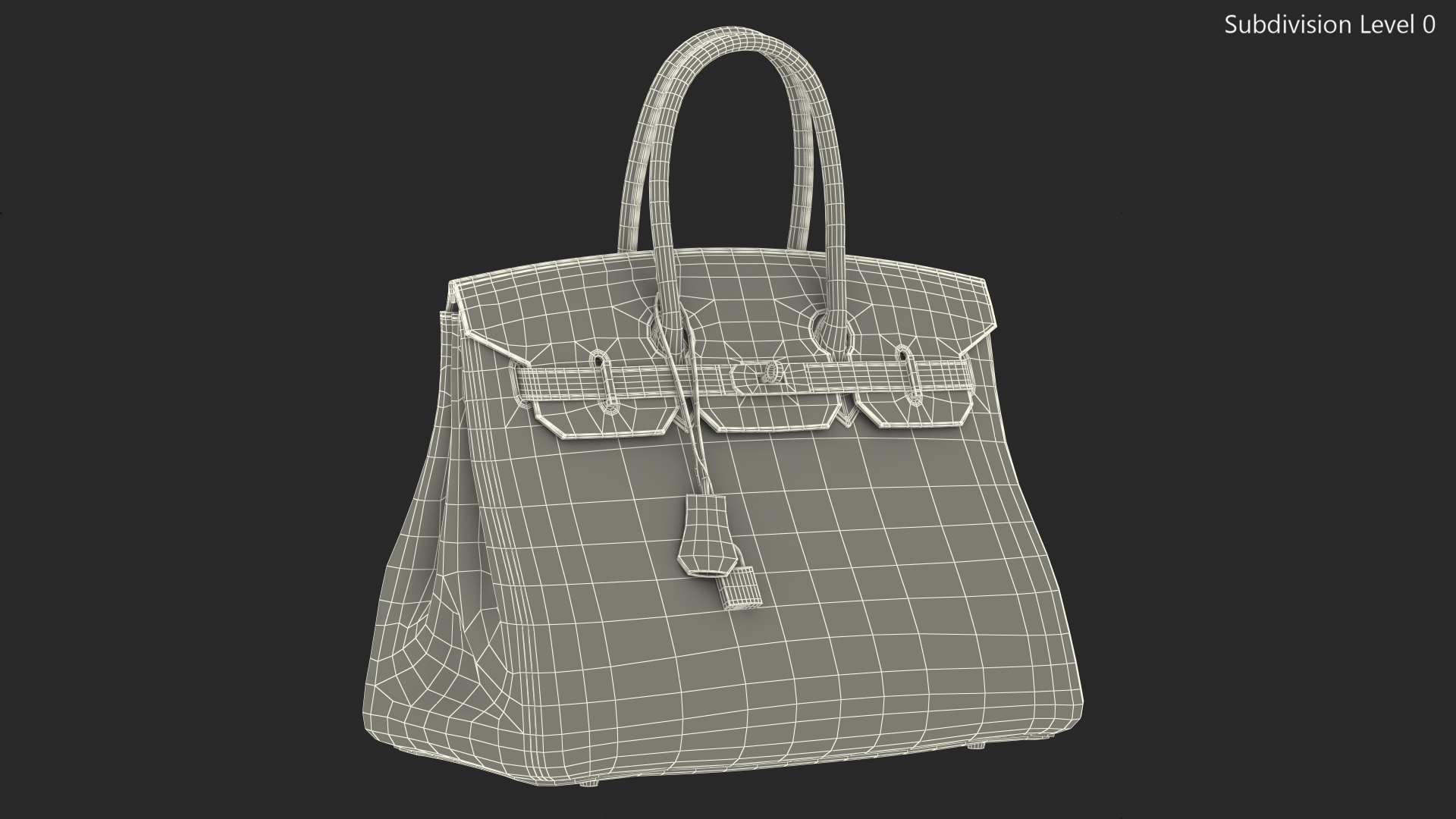 Hermes Birkin Bag 3D