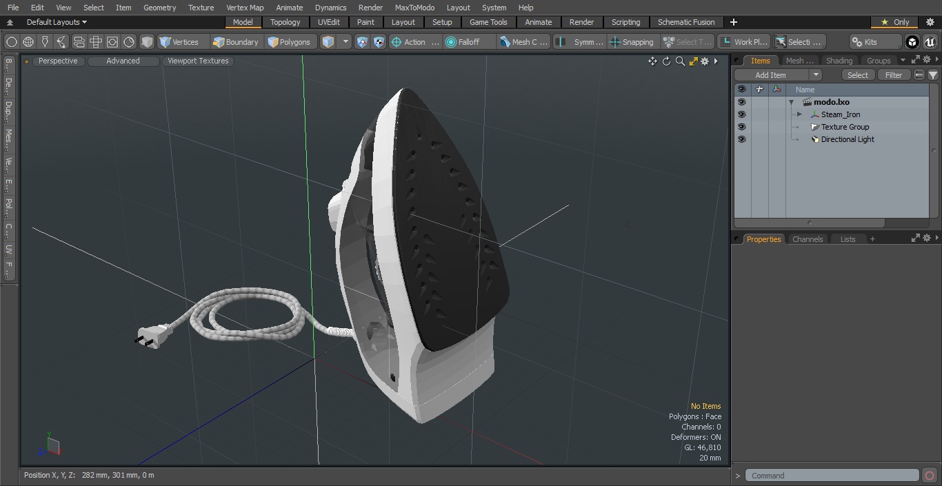 3D model Steam Iron