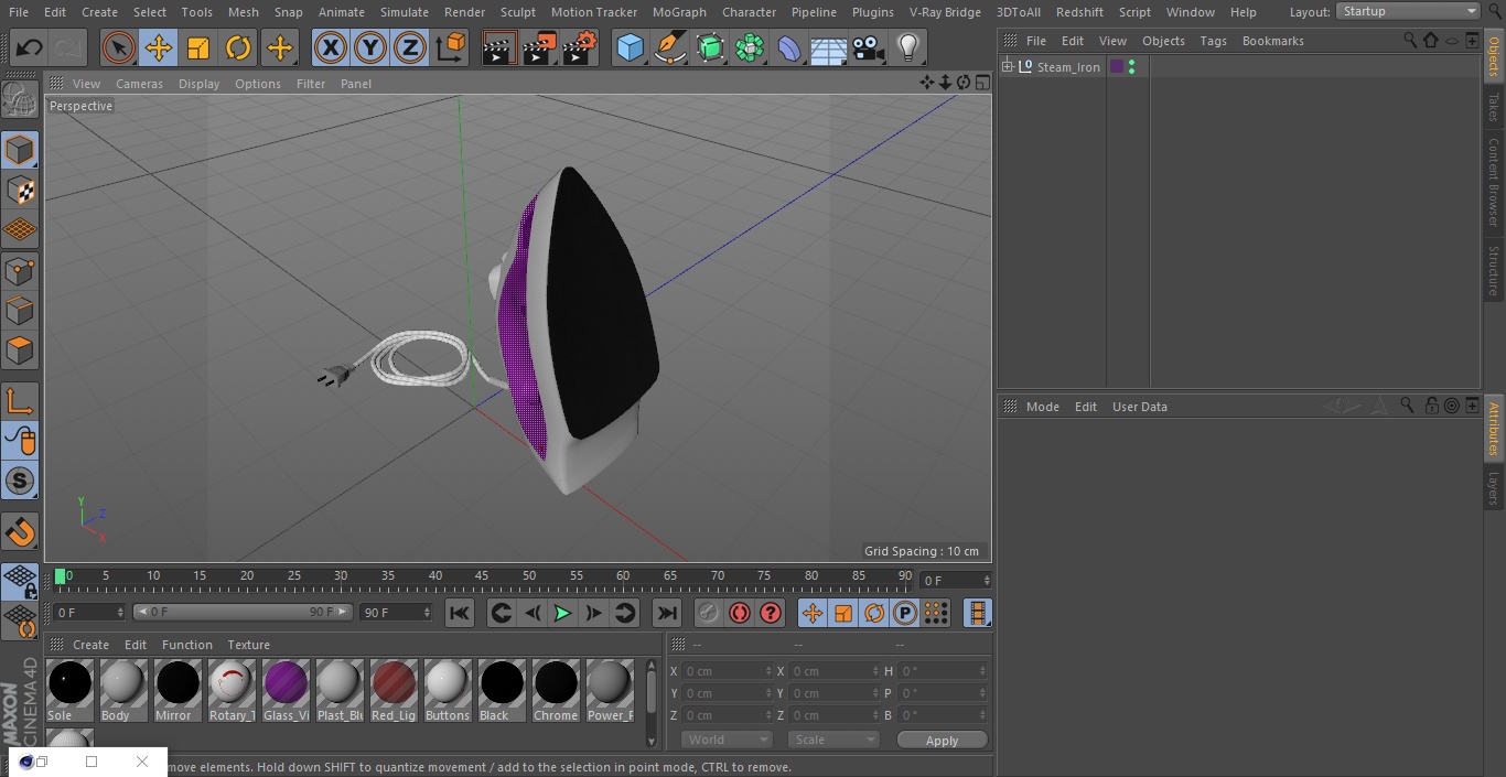 3D model Steam Iron