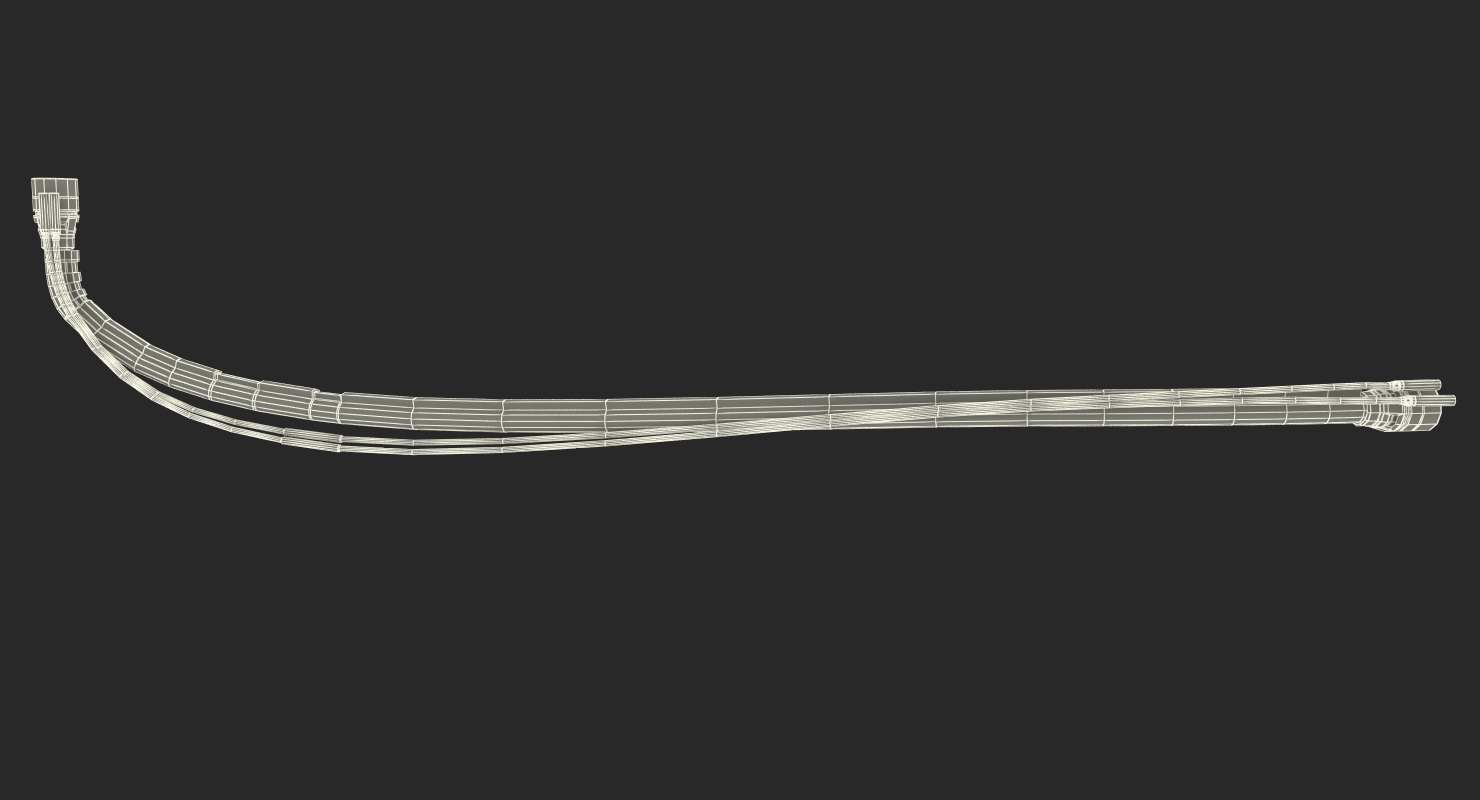 3D Industrial Cable 8 model