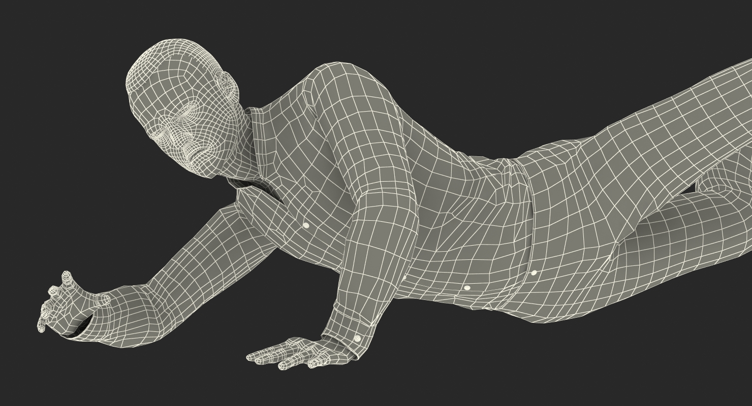 3D model Male Figure Skater Pose 3