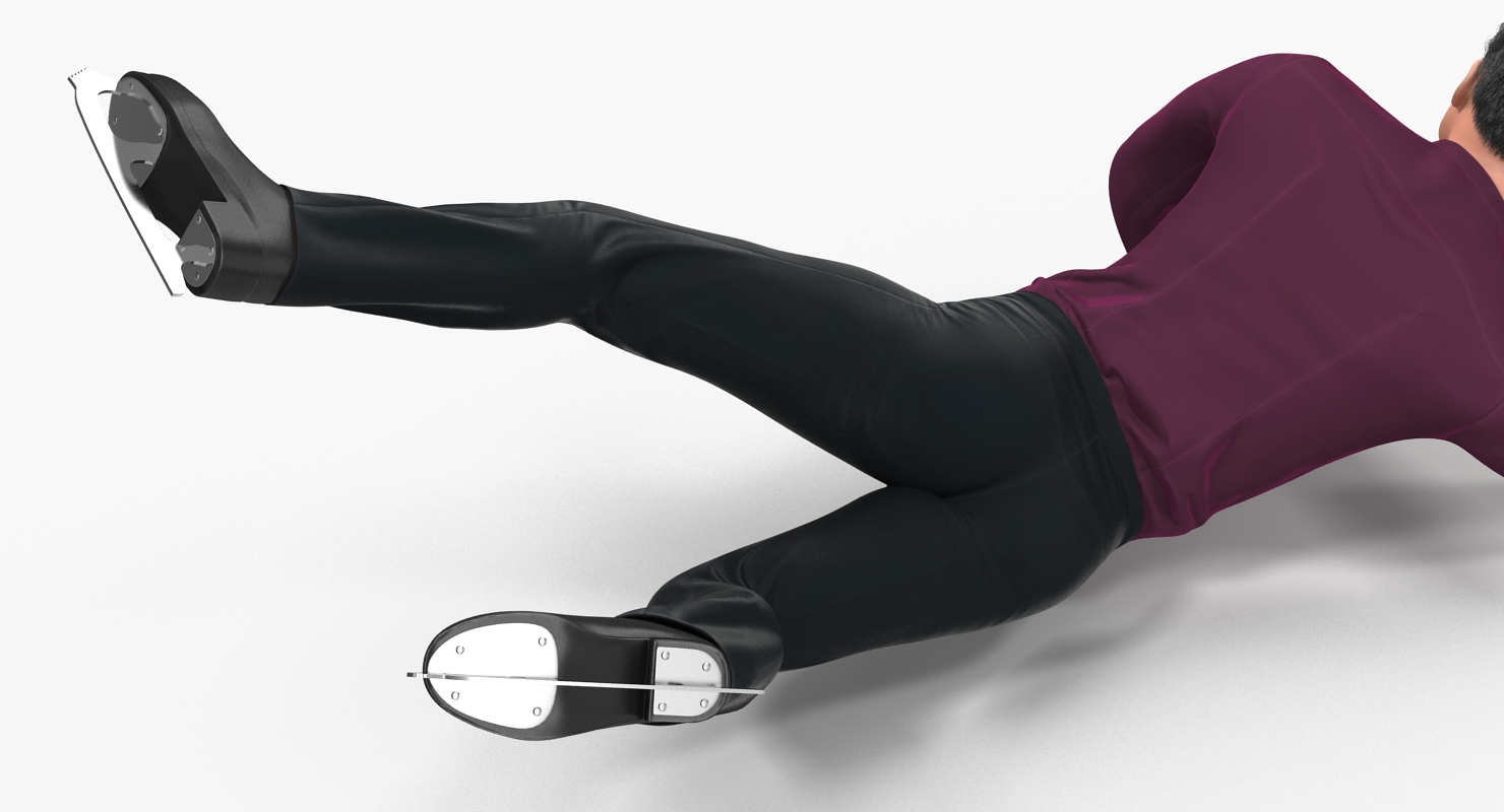 3D model Male Figure Skater Pose 3