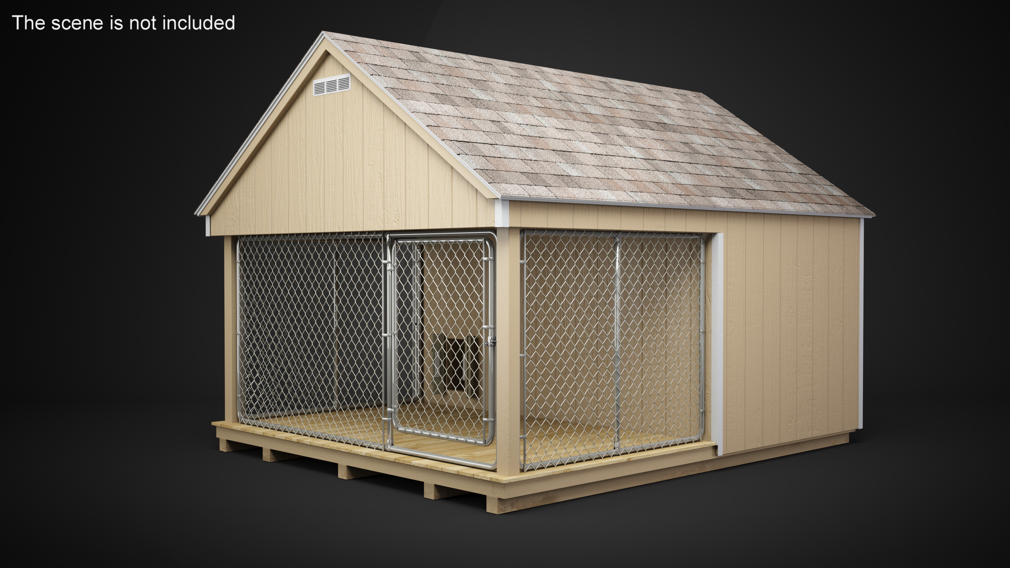 3D Residential Kennel model