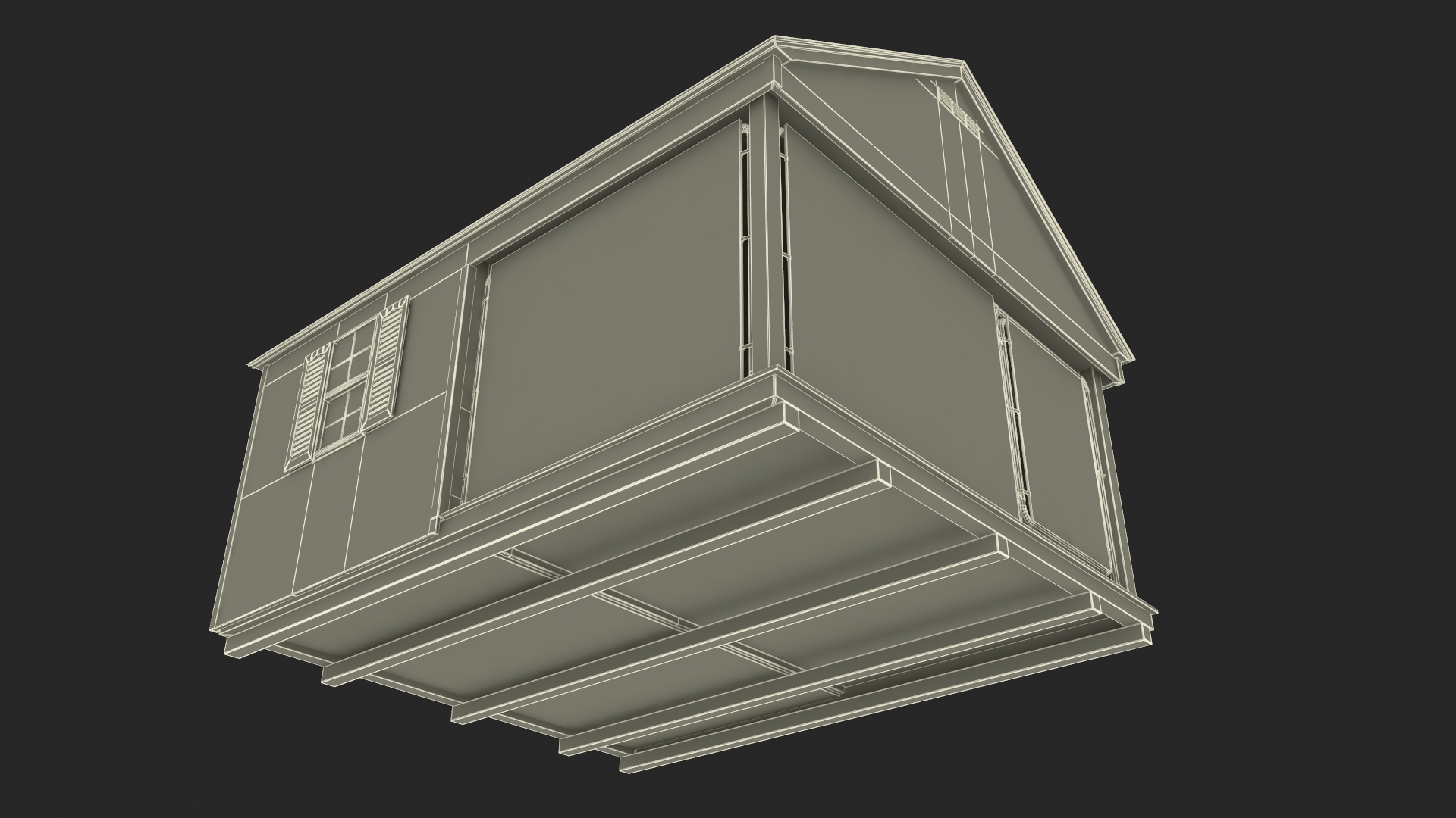 3D Residential Kennel model