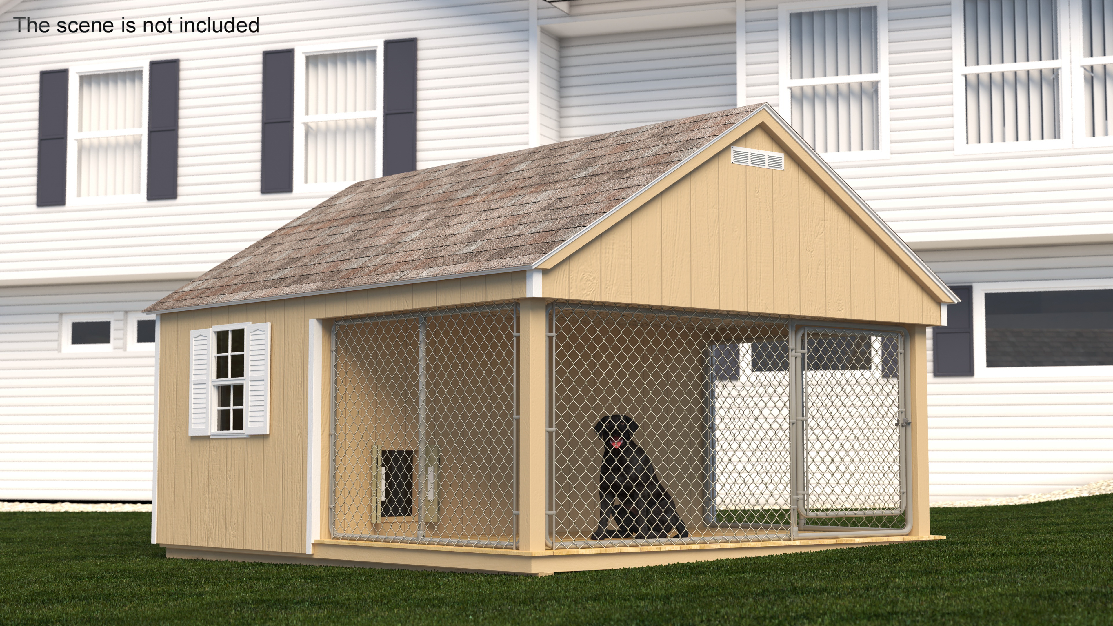 3D Residential Kennel model