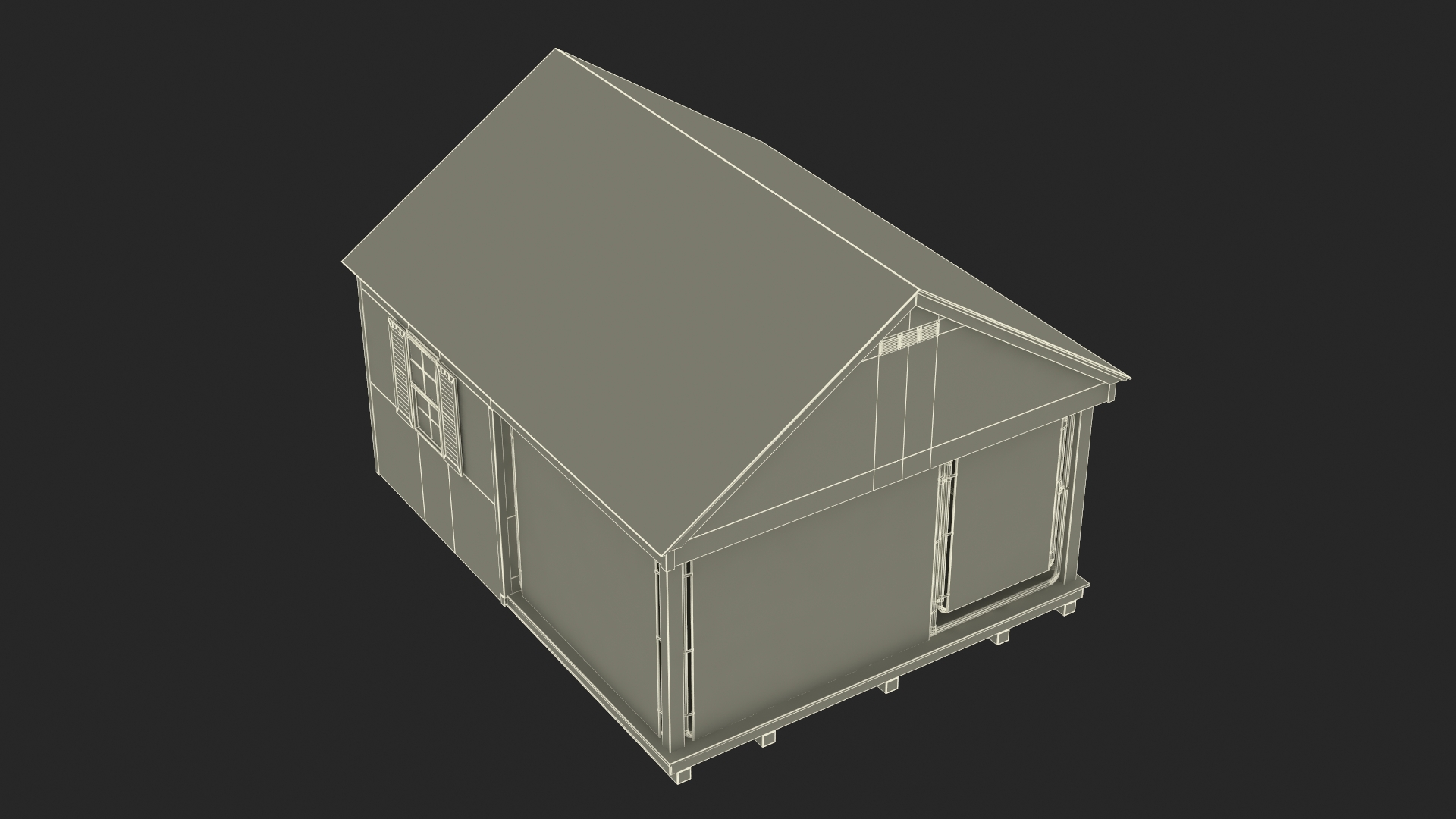 3D Residential Kennel model