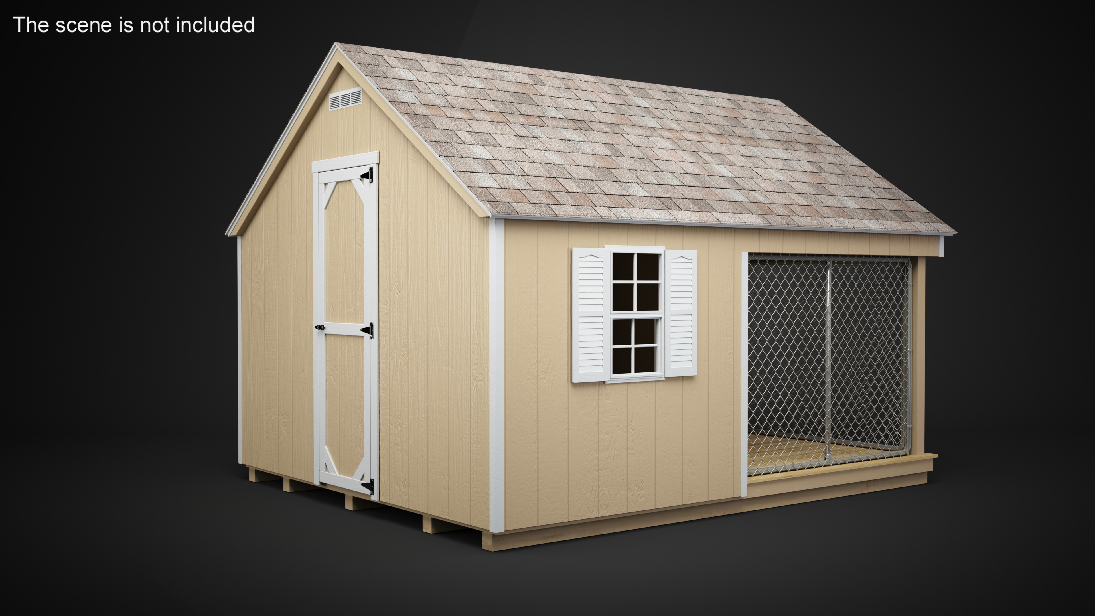 3D Residential Kennel model