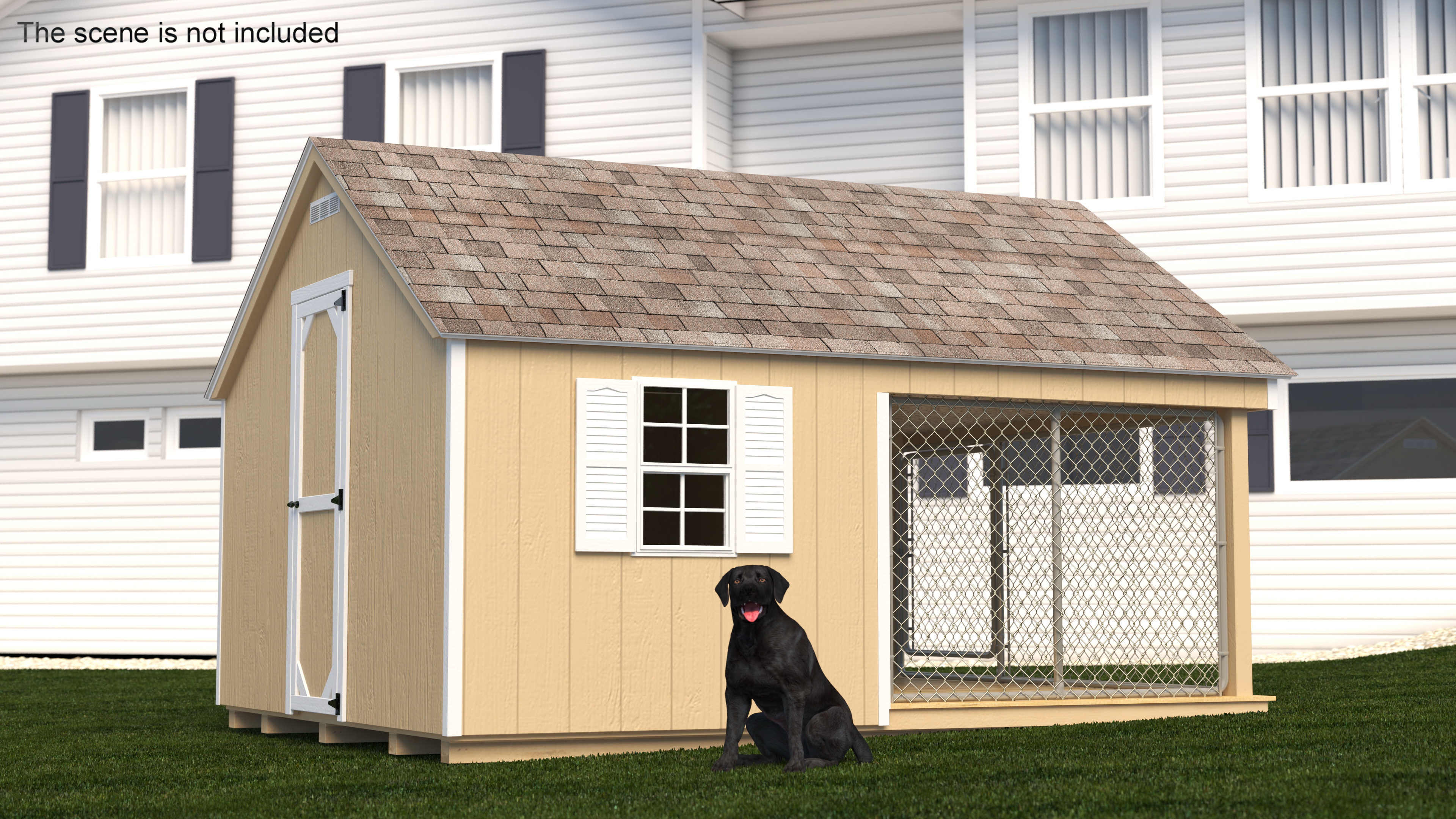 3D Residential Kennel model