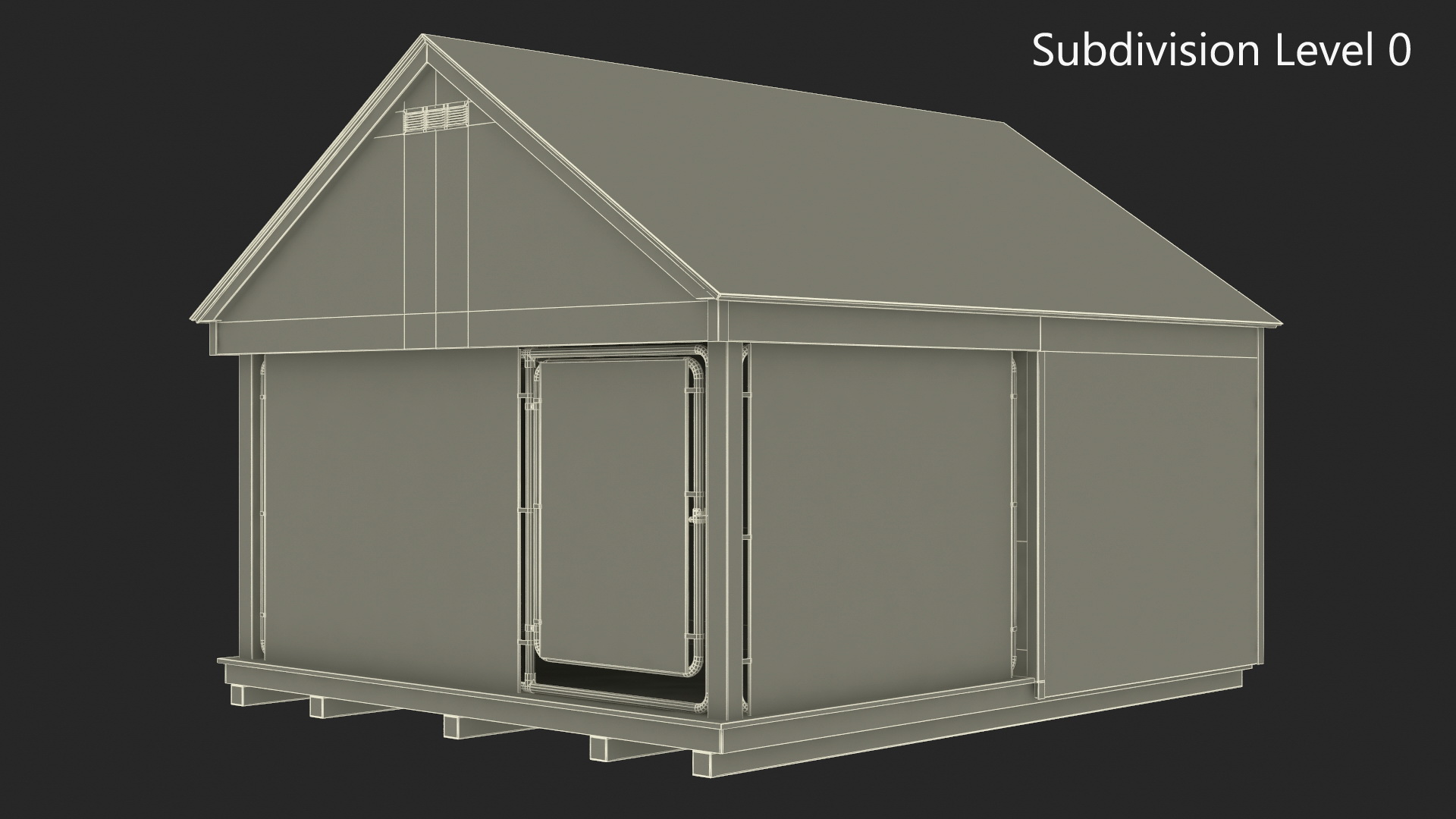 3D Residential Kennel model