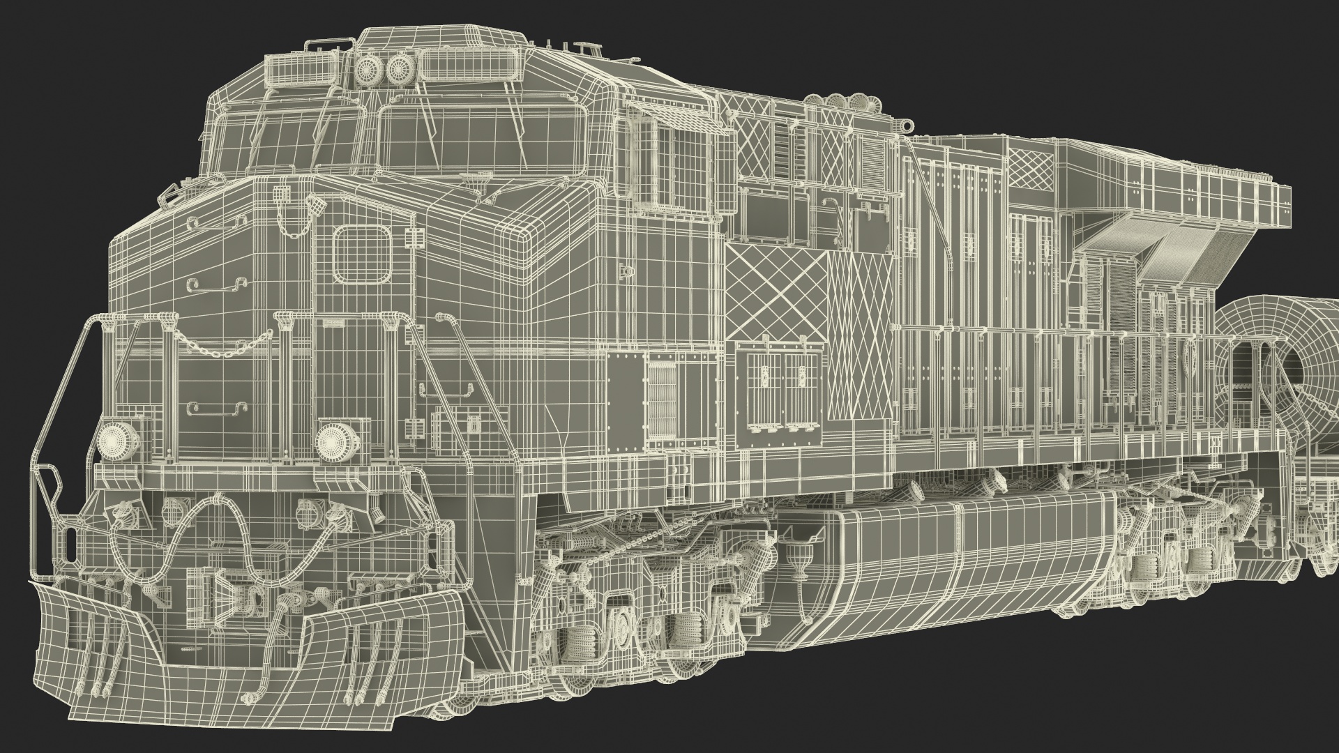 Train Loaded with Steel Rolls 3D model