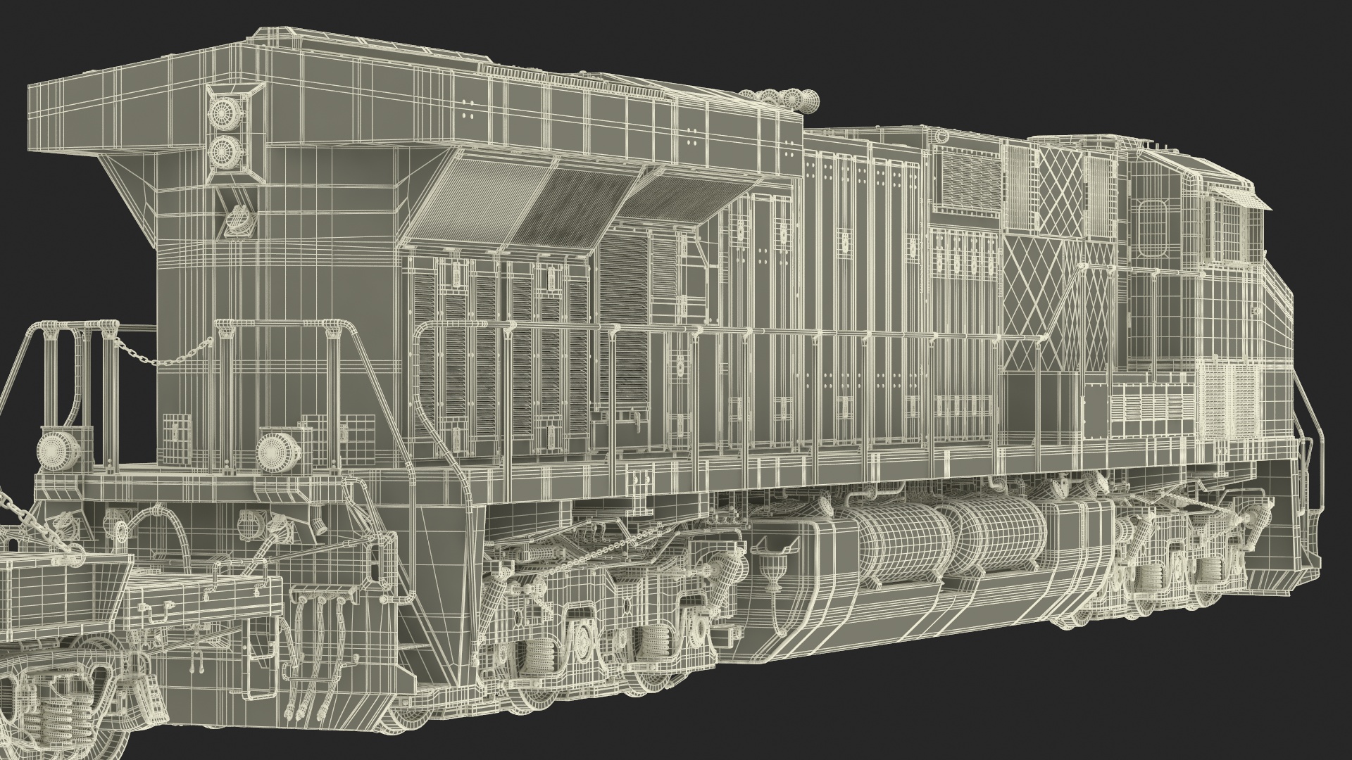 Train Loaded with Steel Rolls 3D model