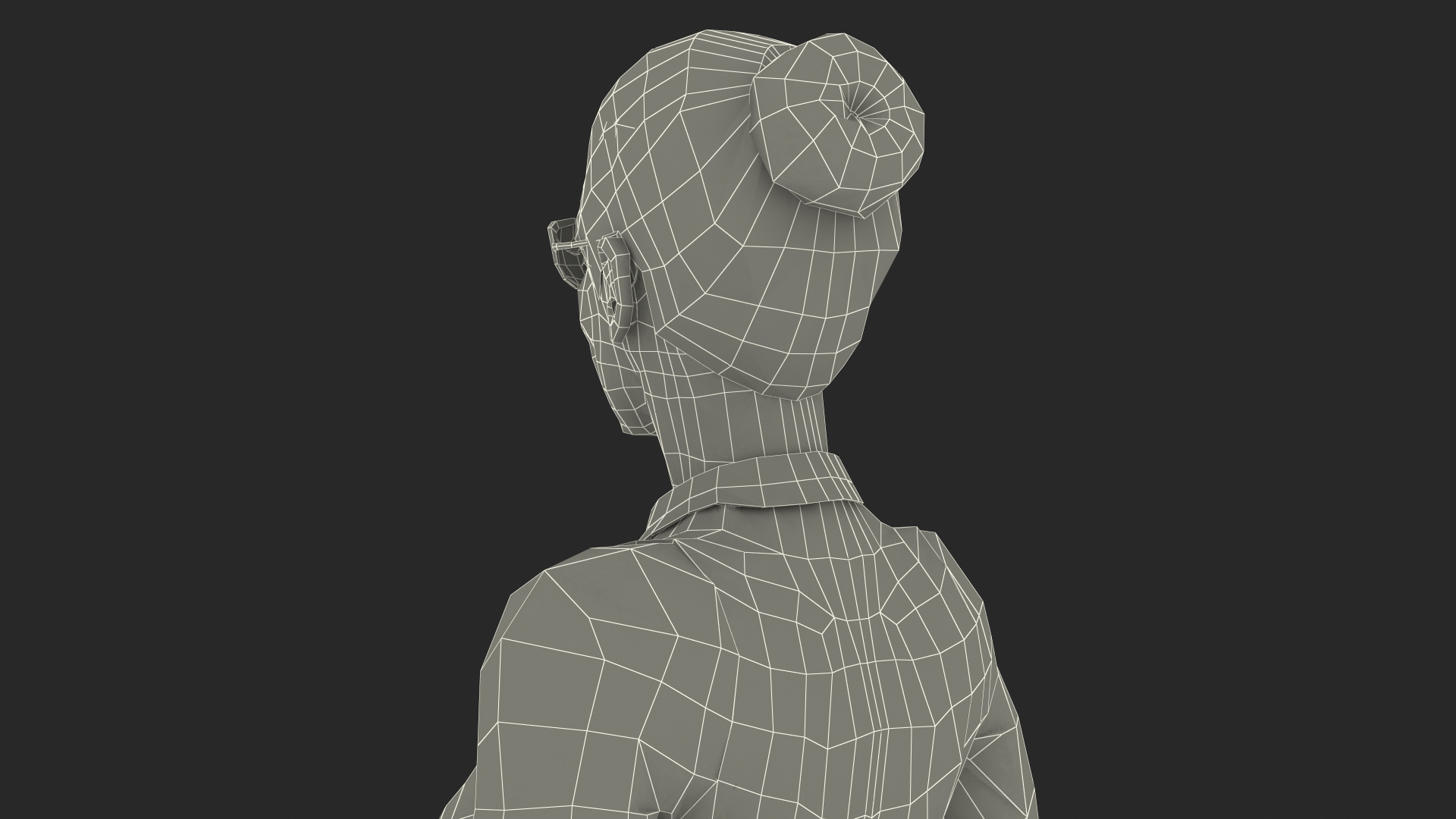 Woman in Business Suit 3D