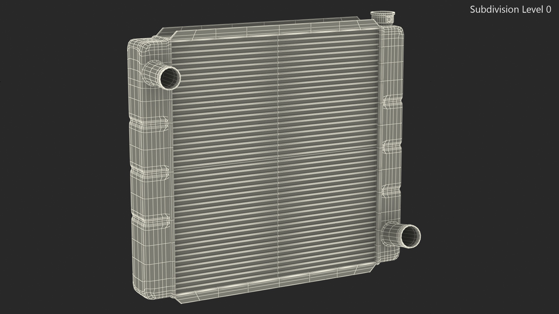 3D Car Aluminum Radiator