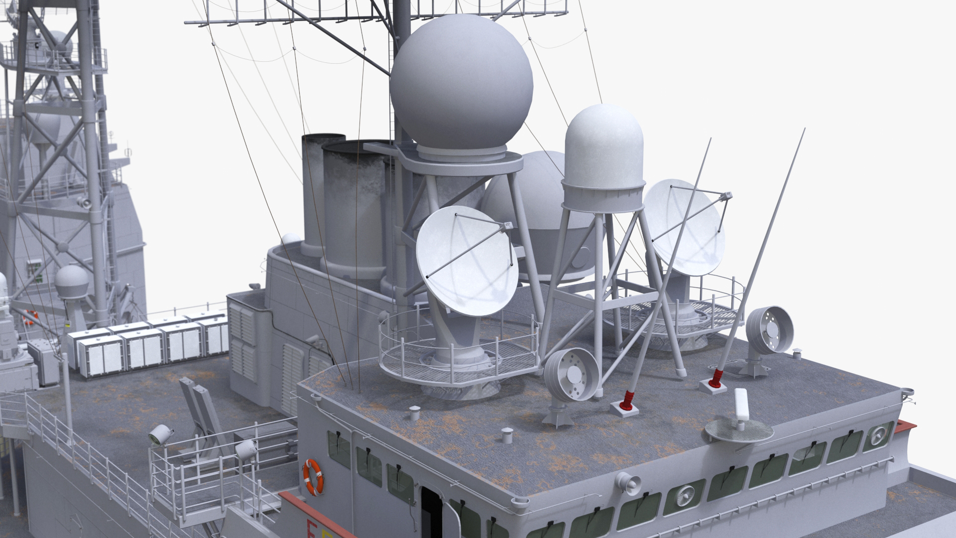 3D model Arleigh Burke-Class Destroyer USS Vella Gulf CG-72