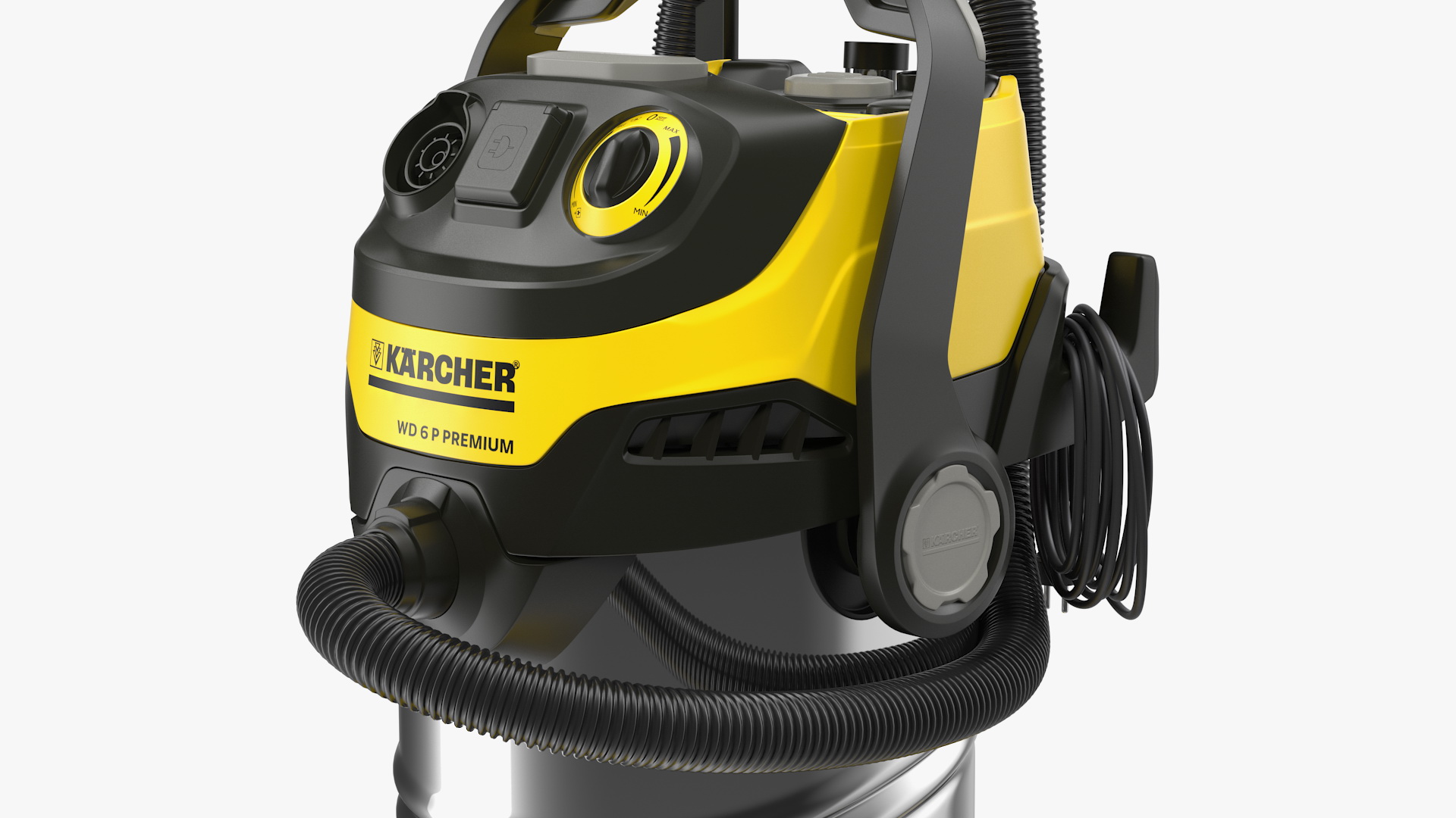 Karcher WD6 Multi-Purpose Vacuum Cleaner Folded 3D