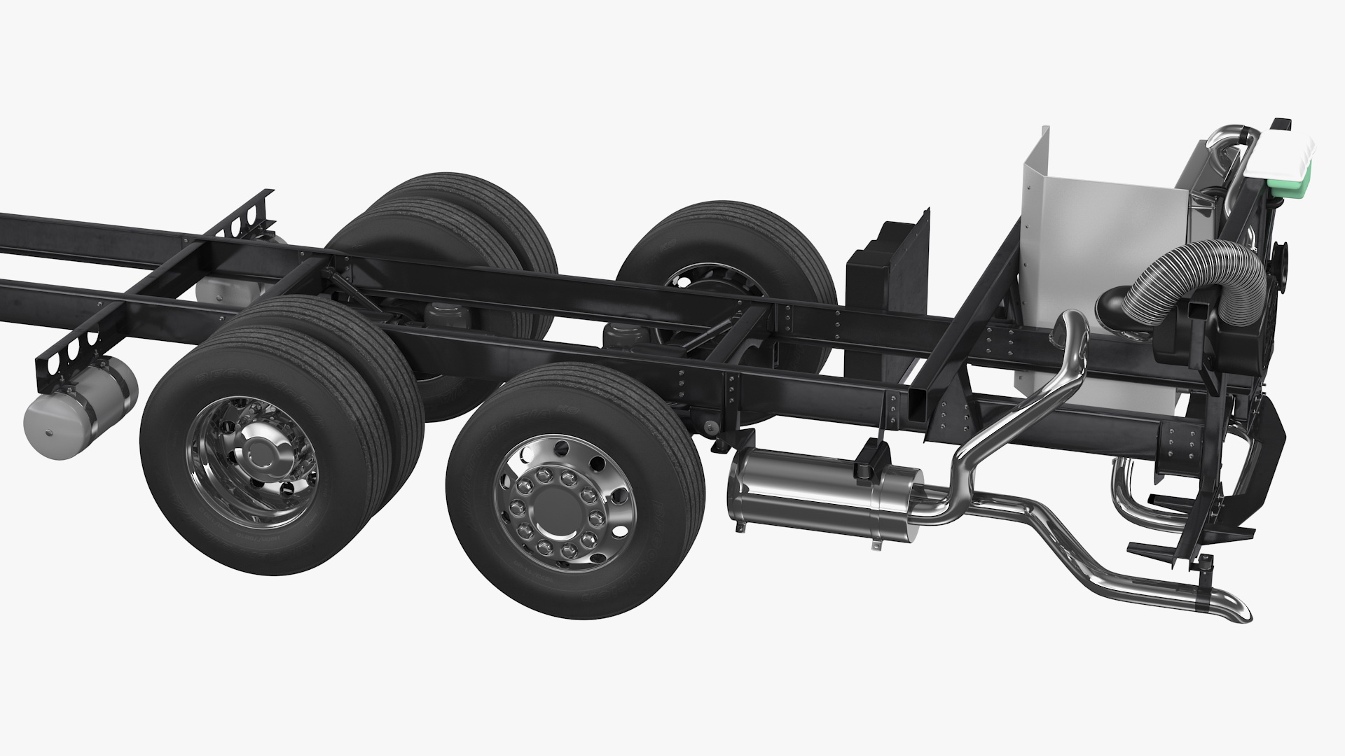 Volvo 9900 Bus Chassis 3D