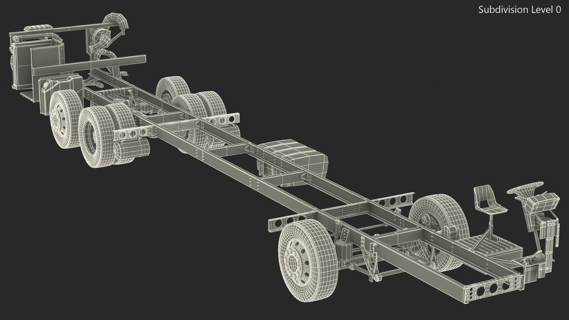 Volvo 9900 Bus Chassis 3D