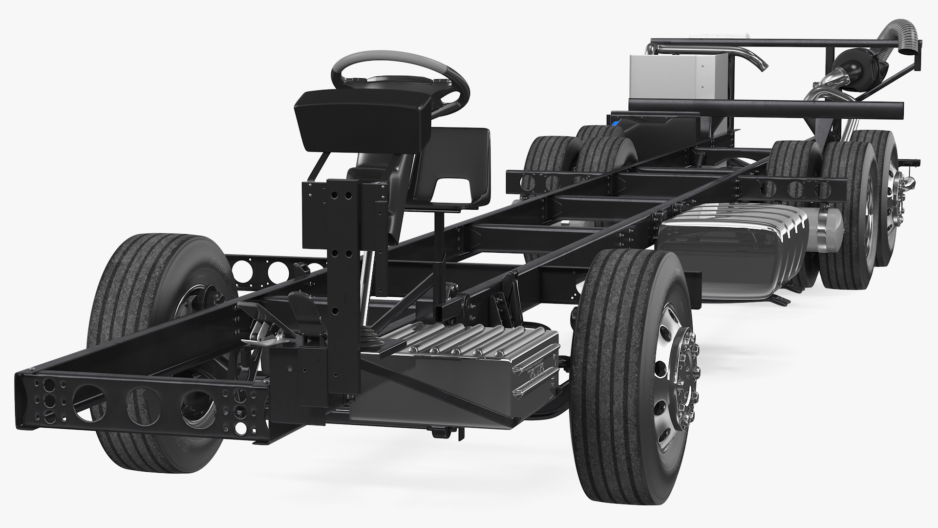 Volvo 9900 Bus Chassis 3D