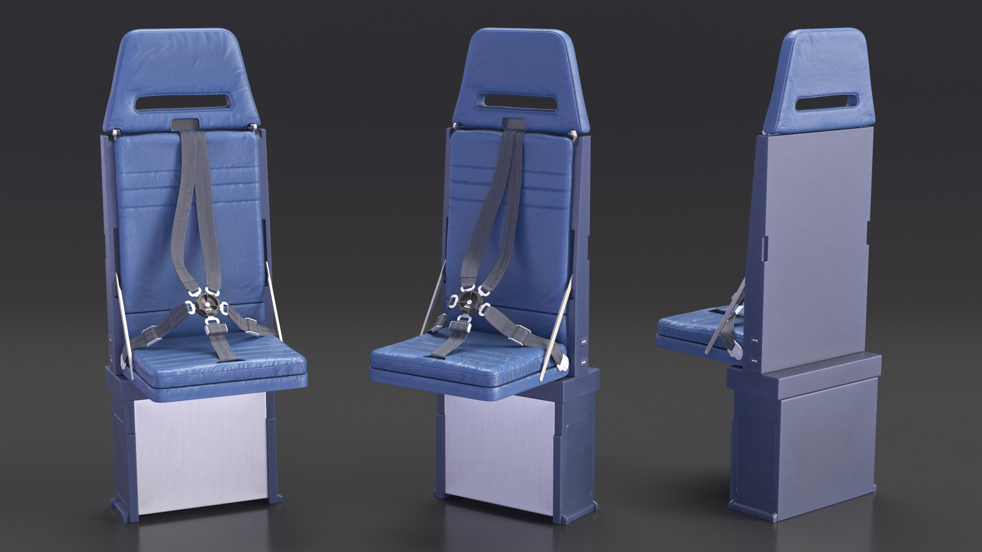 3D model Boeing Aircraft Crew Seat