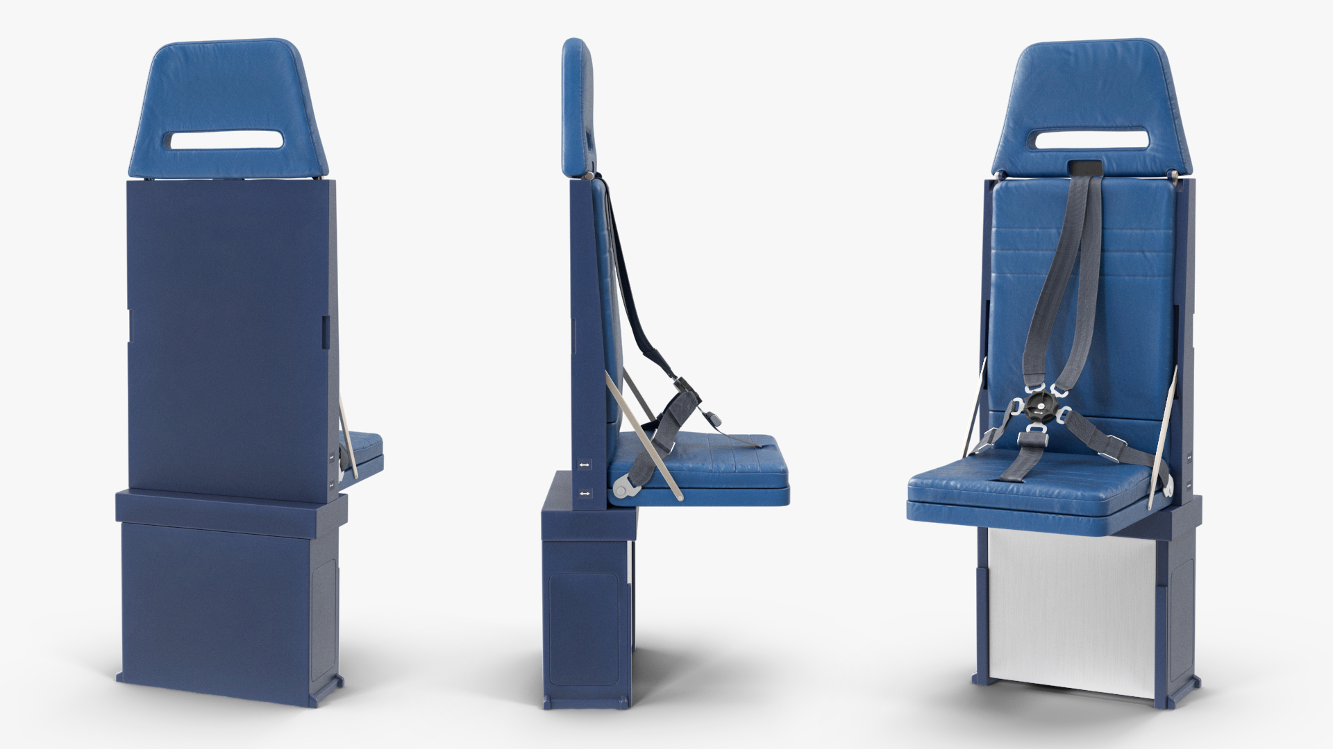 3D model Boeing Aircraft Crew Seat