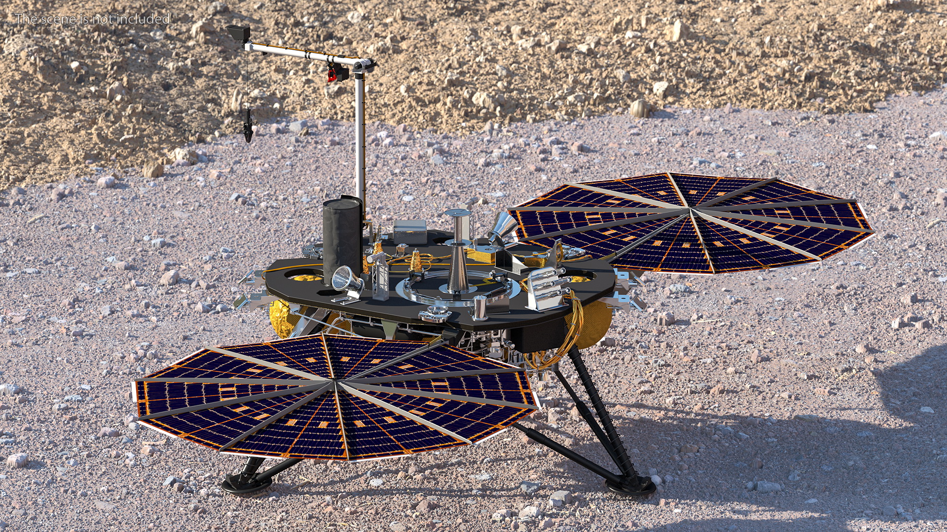 InSight Mars Lander 3D model