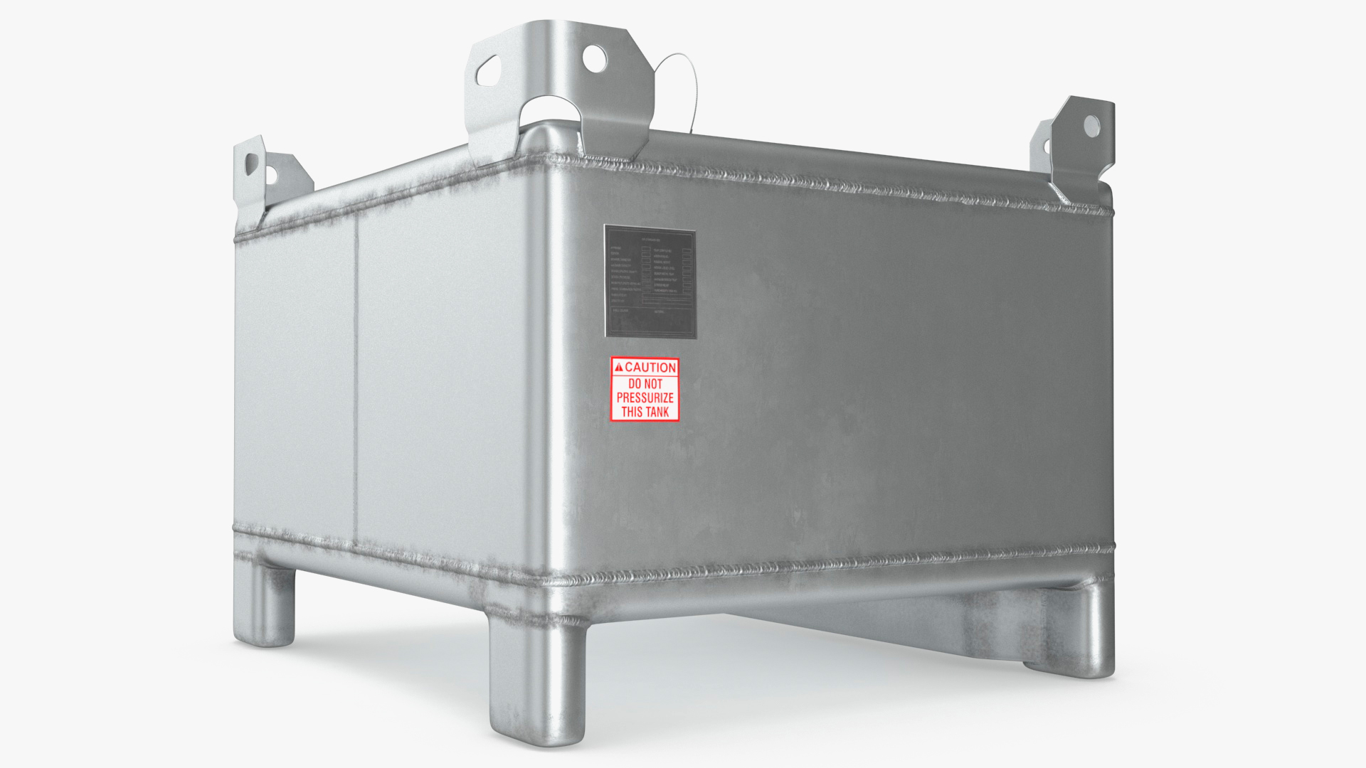 3D 120-550 Gallon Stainless Steel IBC Tote Tank Set model