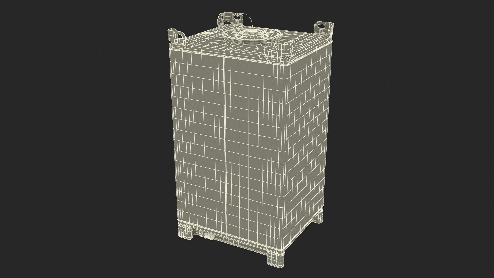 3D 120-550 Gallon Stainless Steel IBC Tote Tank Set model