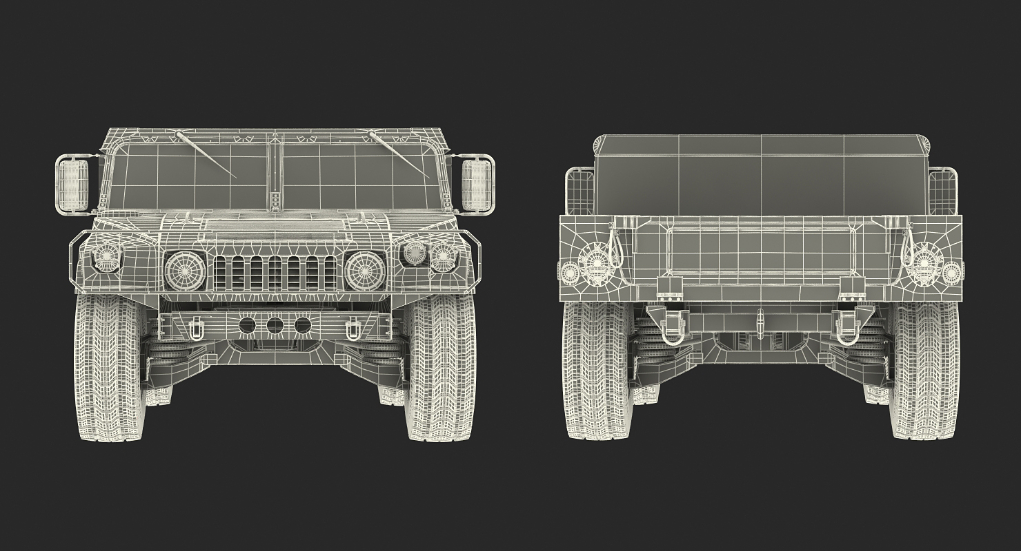 HMMWV M998 Desert 3D